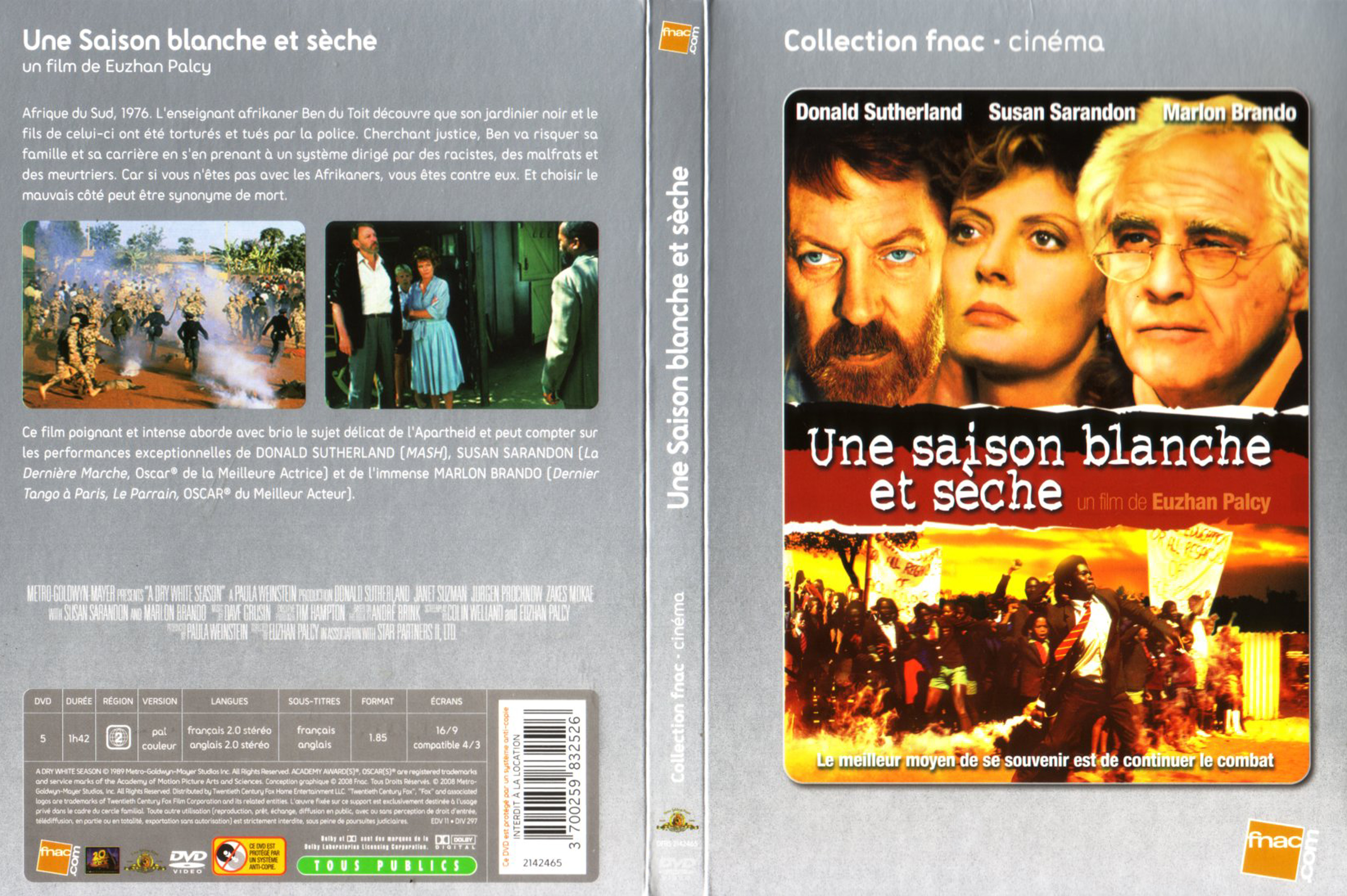 Jaquette DVD Une saison blanche et sche