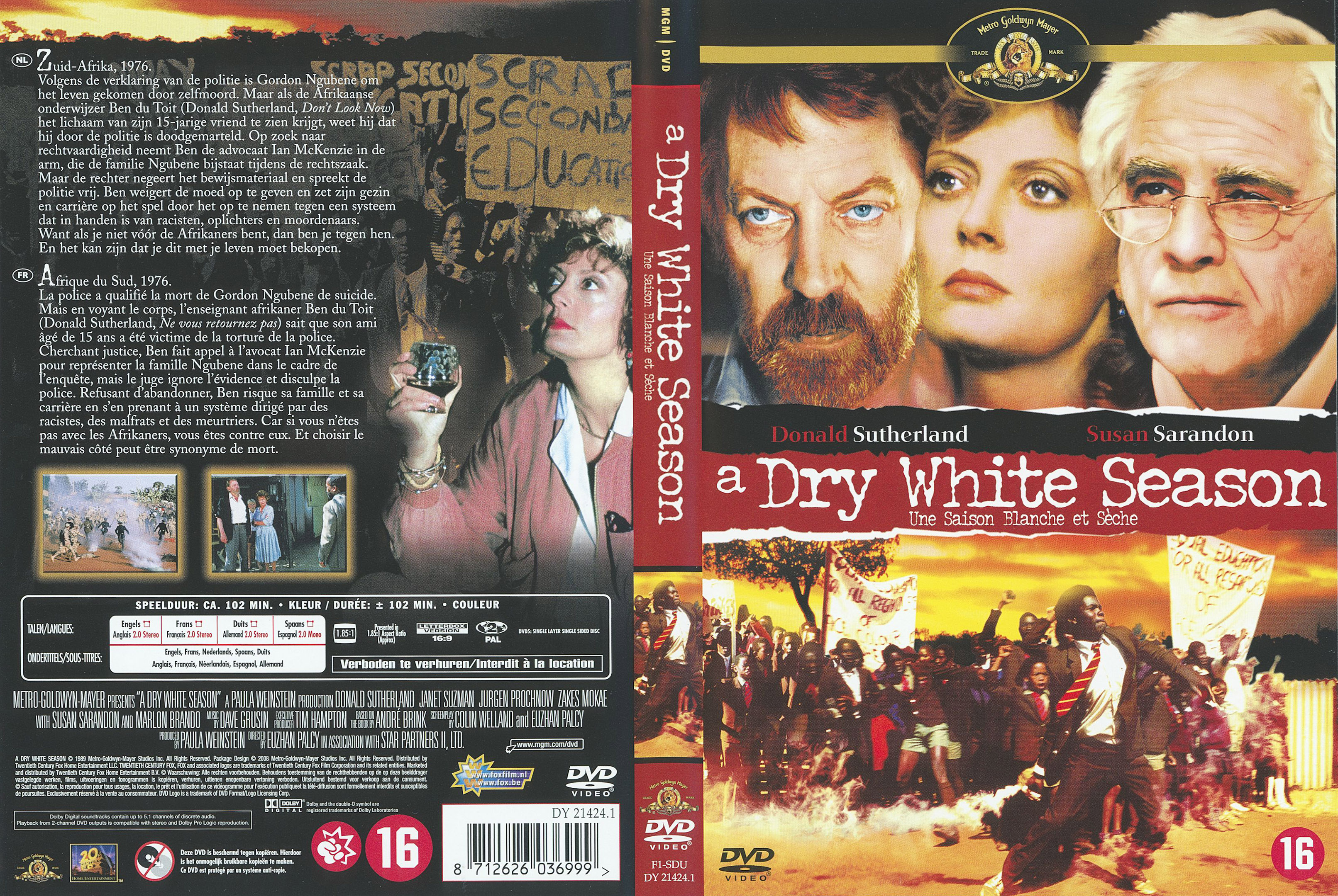 Jaquette DVD Une saison blanche et sche v2