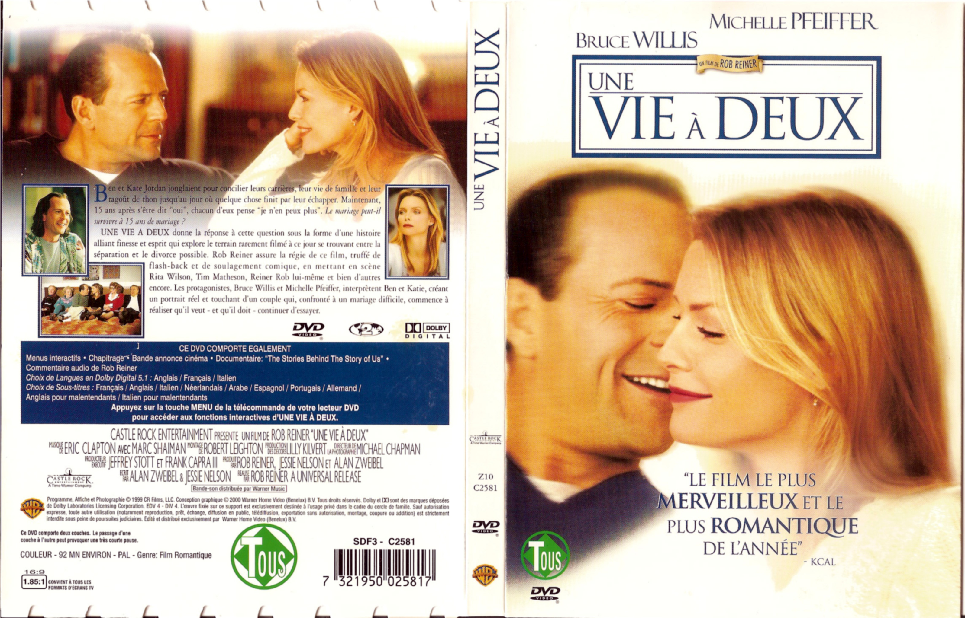 Jaquette DVD Une vie  deux