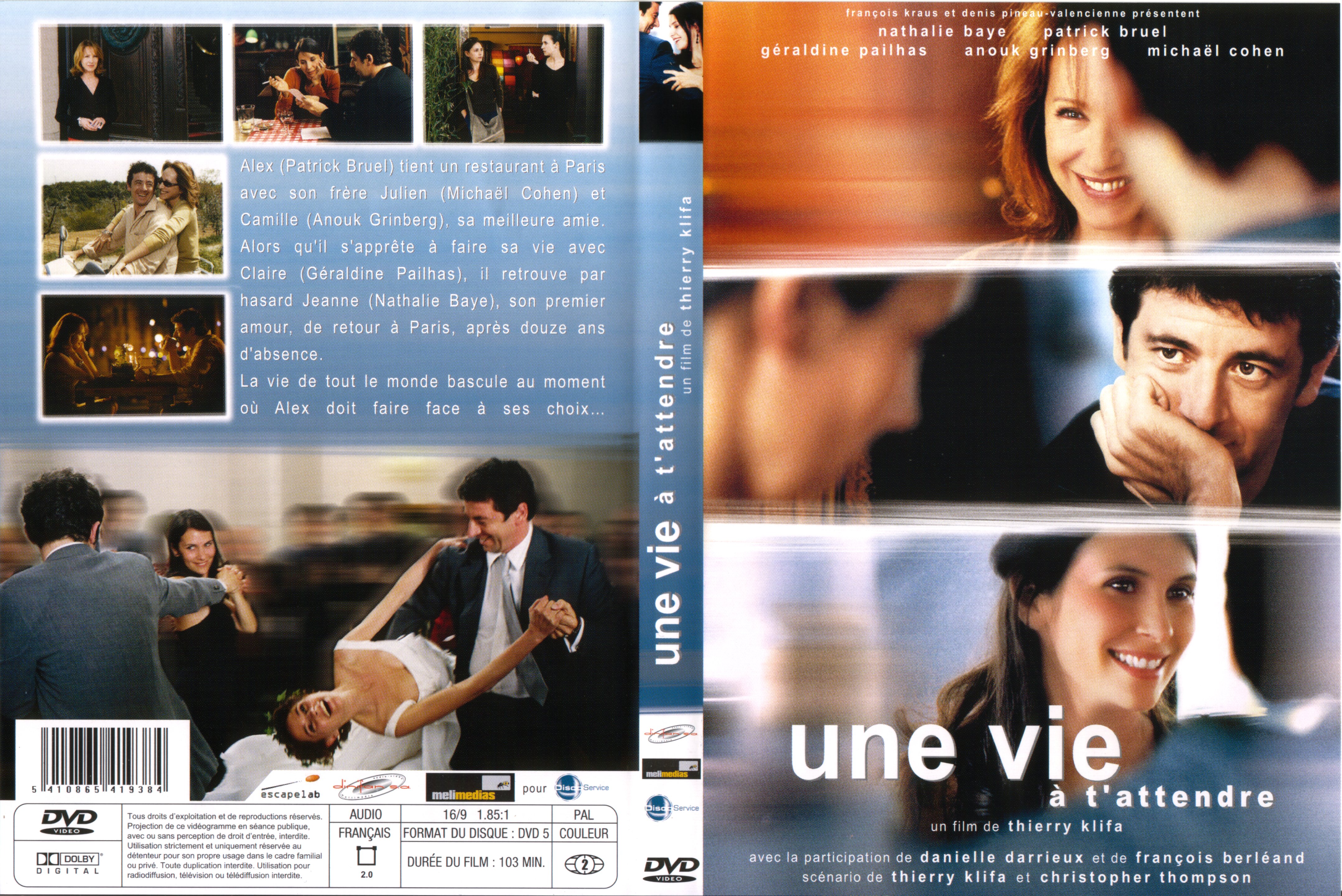 Jaquette DVD Une vie  t