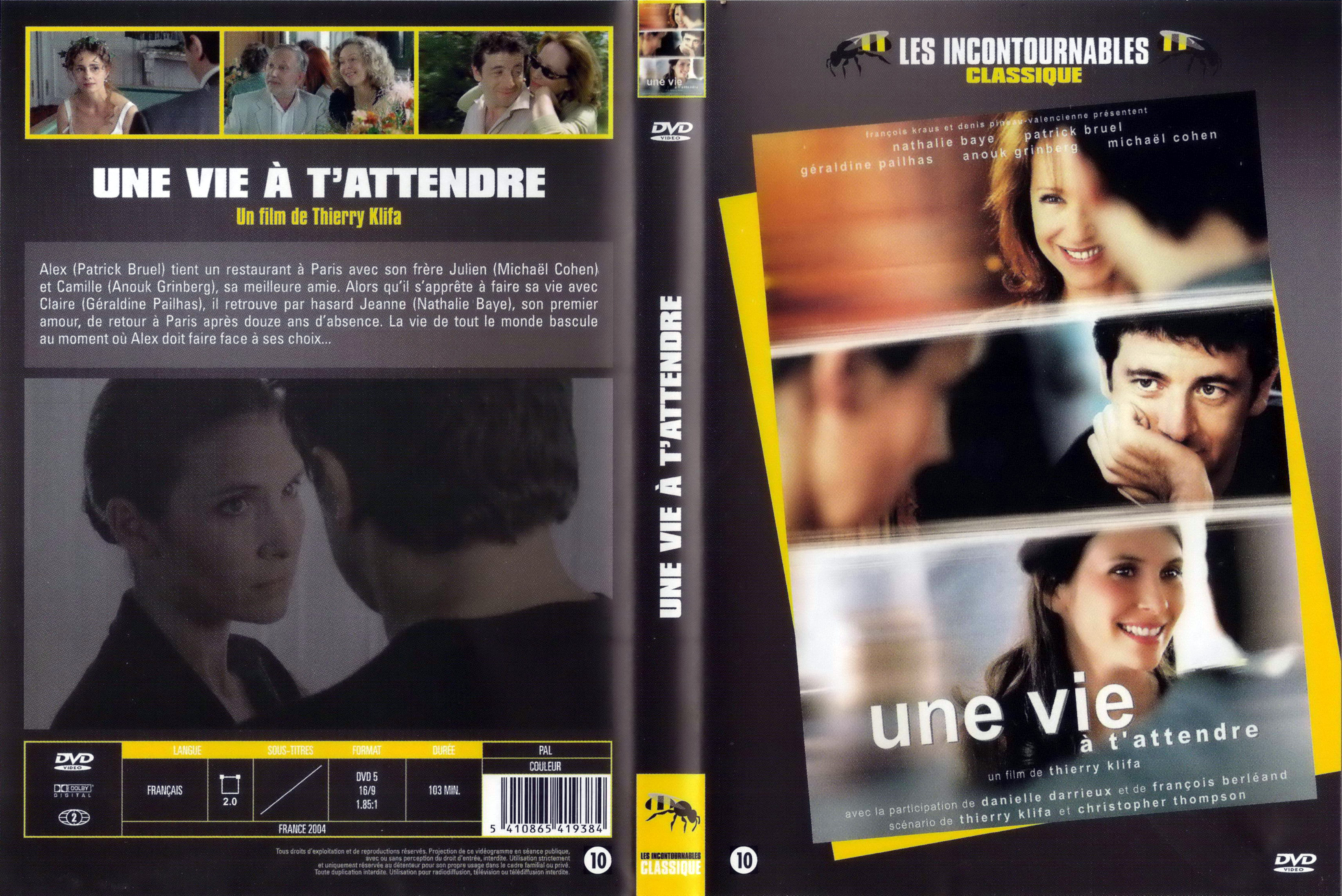 Jaquette DVD Une vie  t