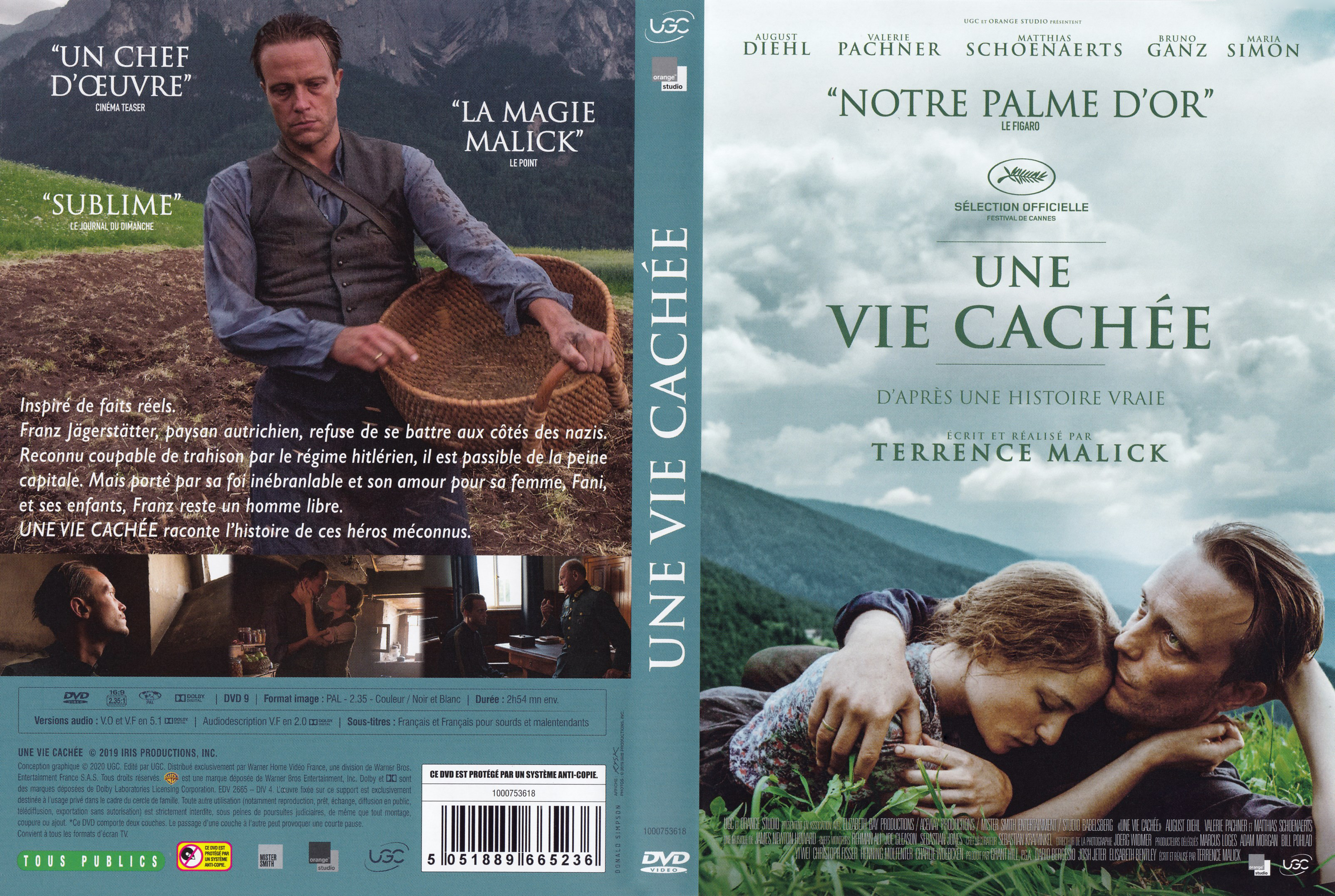 Jaquette DVD Une vie cache