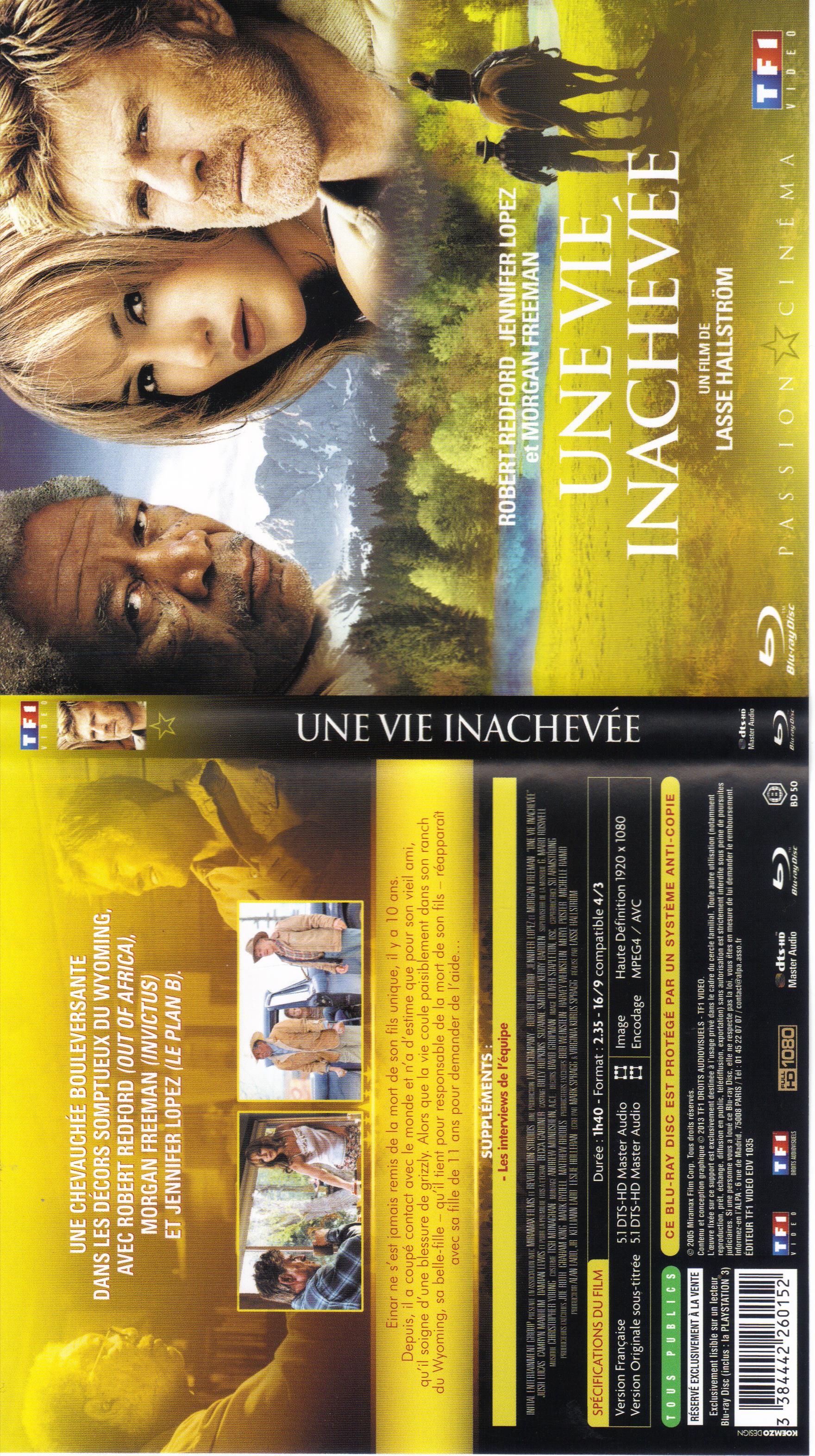 Jaquette DVD Une vie inacheve (BLU-RAY)