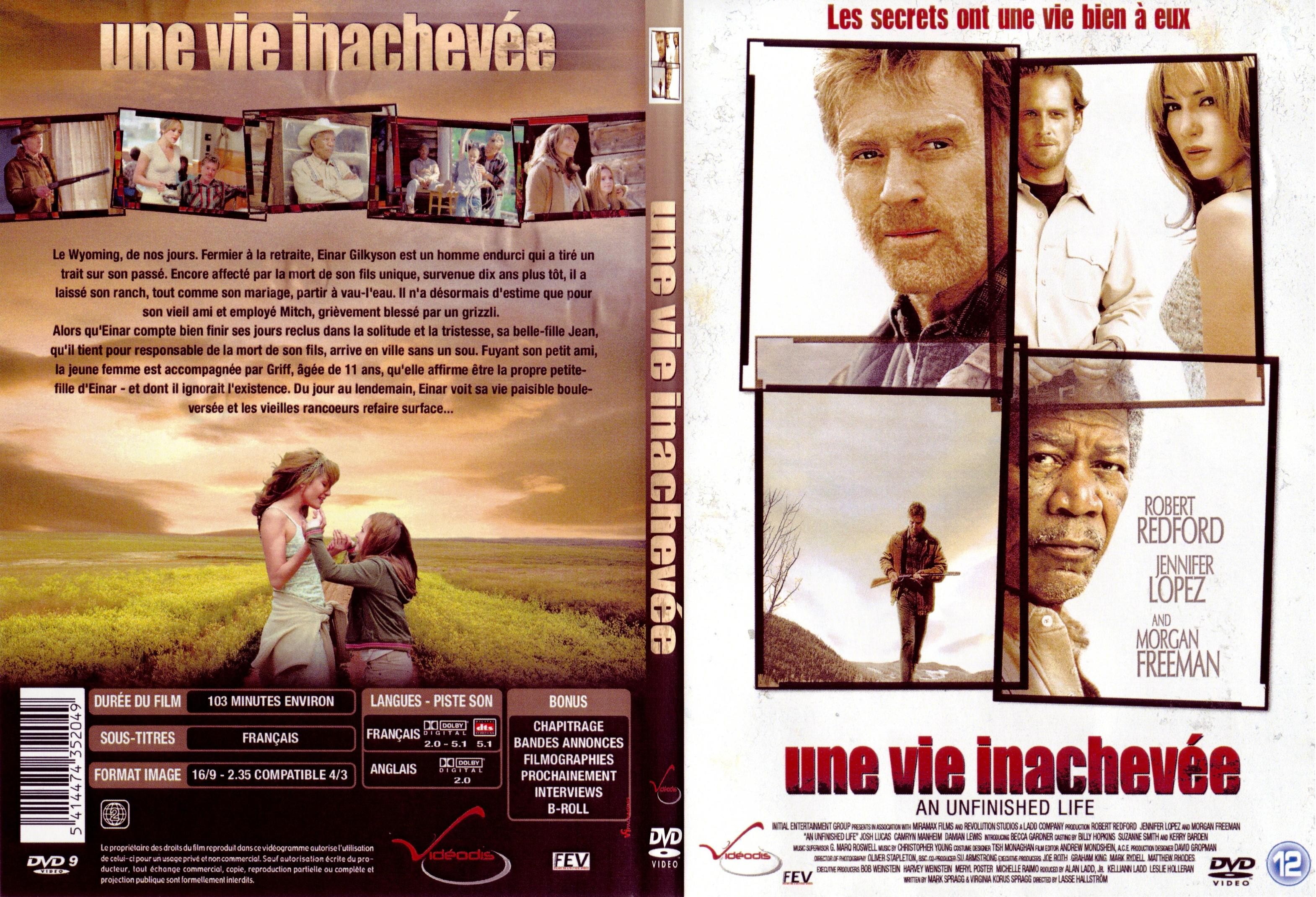 Jaquette DVD Une vie inachevee - SLIM