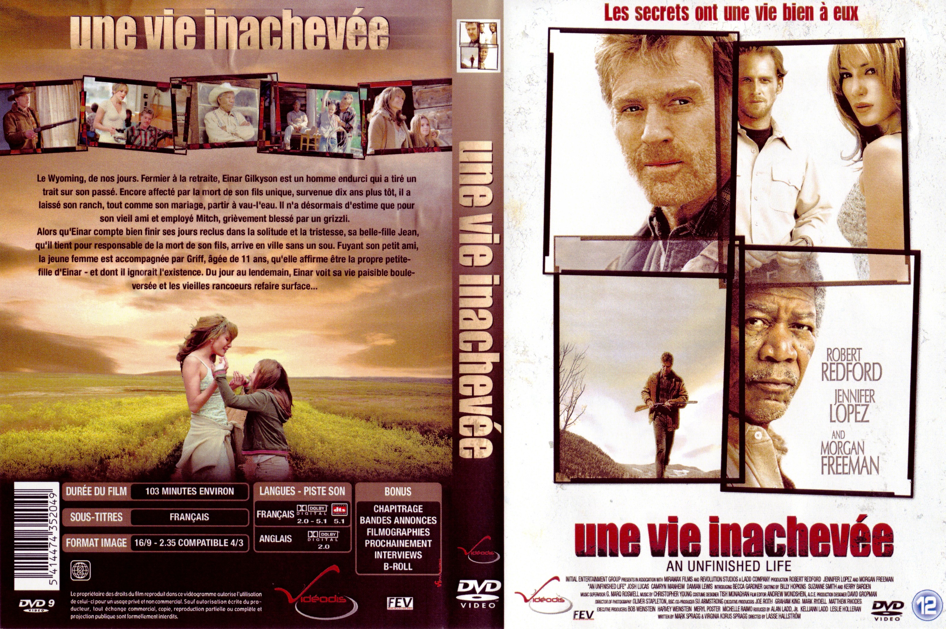 Jaquette DVD Une vie inacheve v2