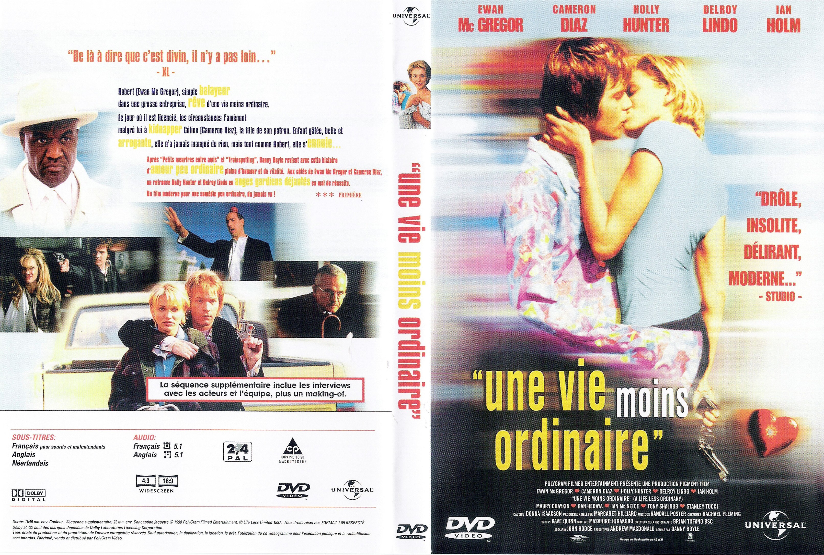 Jaquette DVD Une vie moins ordinaire