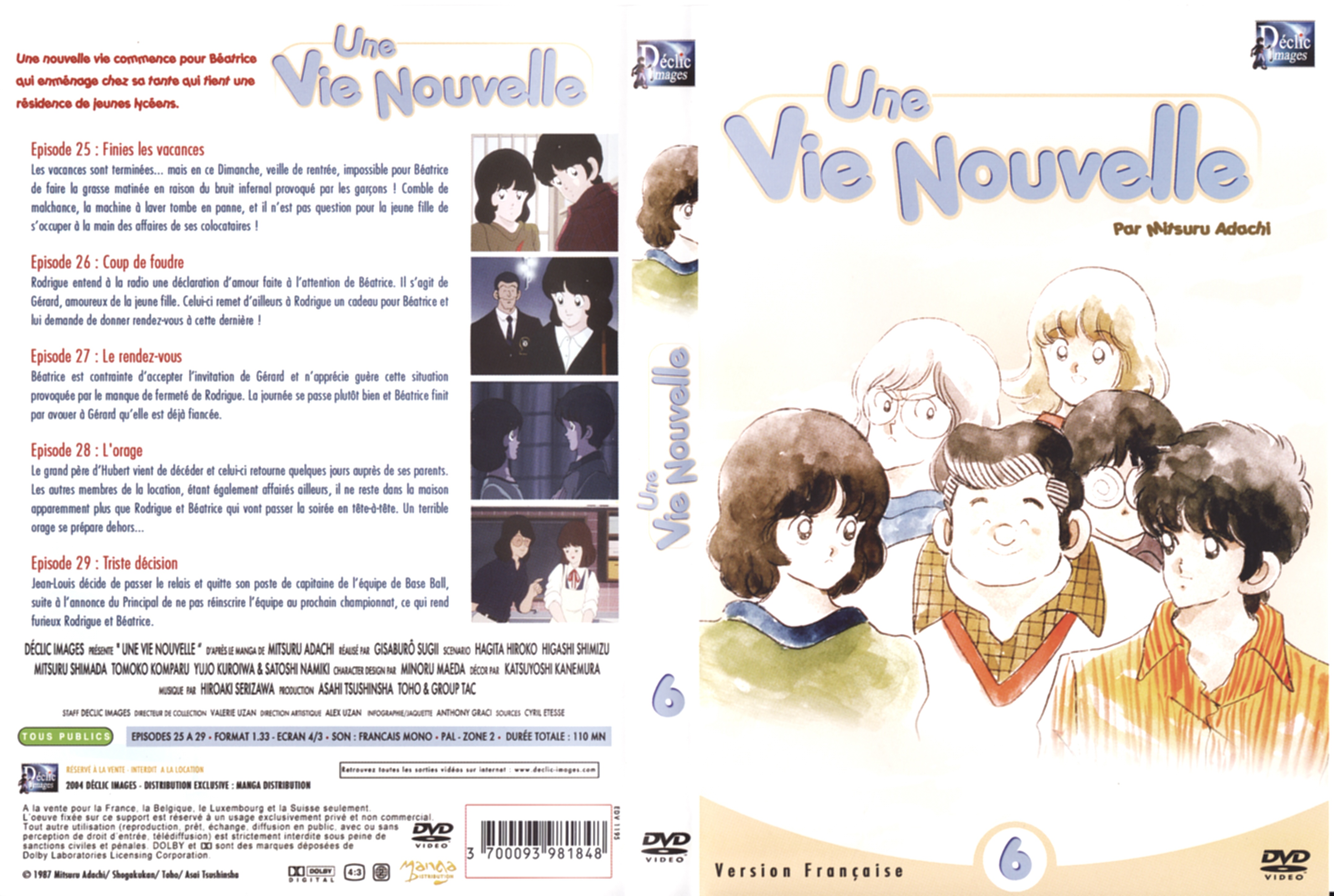 Jaquette DVD Une vie nouvelle vol 06