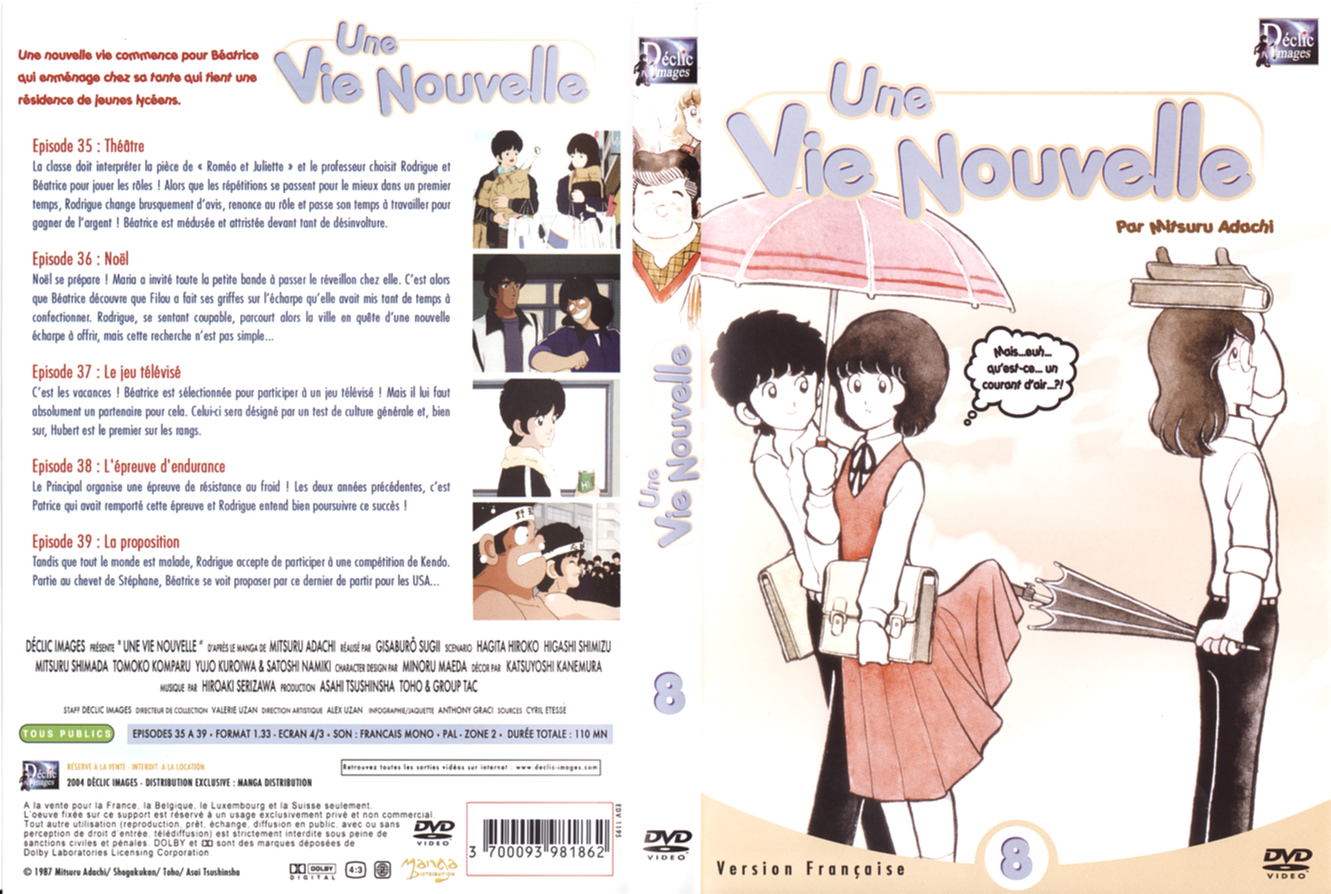 Jaquette DVD Une vie nouvelle vol 08