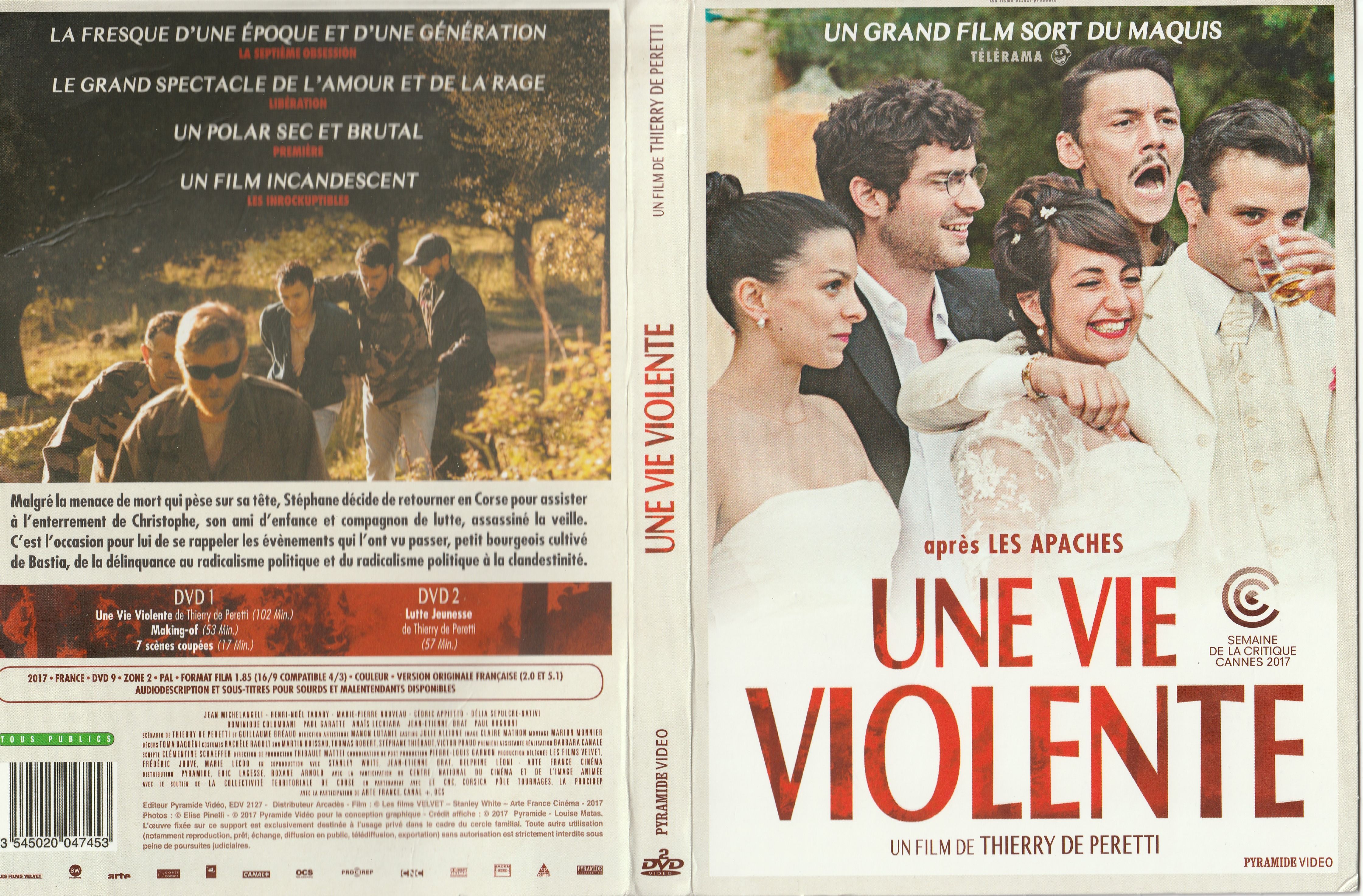 Jaquette DVD Une vie violente