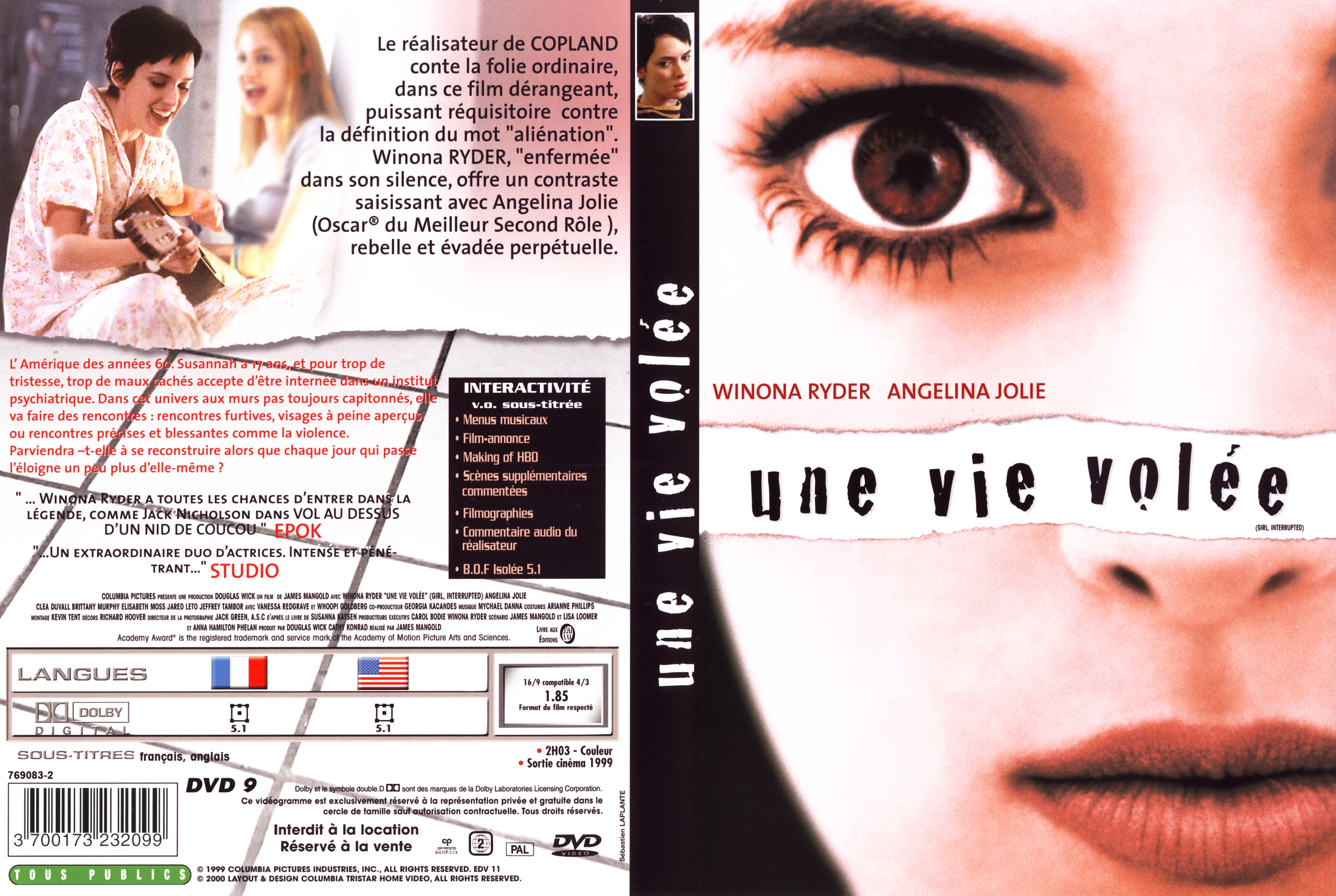 Jaquette DVD Une vie vole