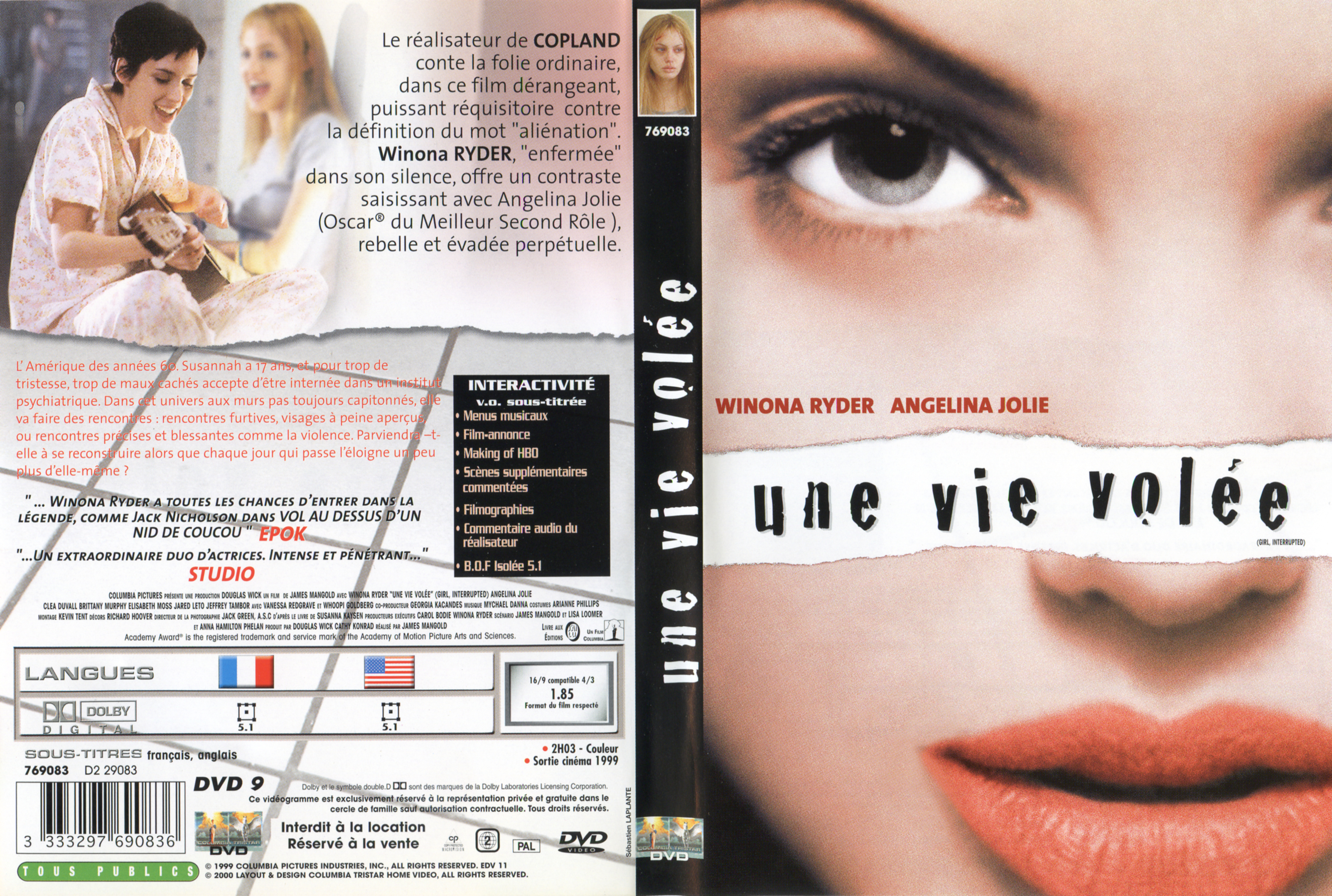 Jaquette DVD Une vie vole v2