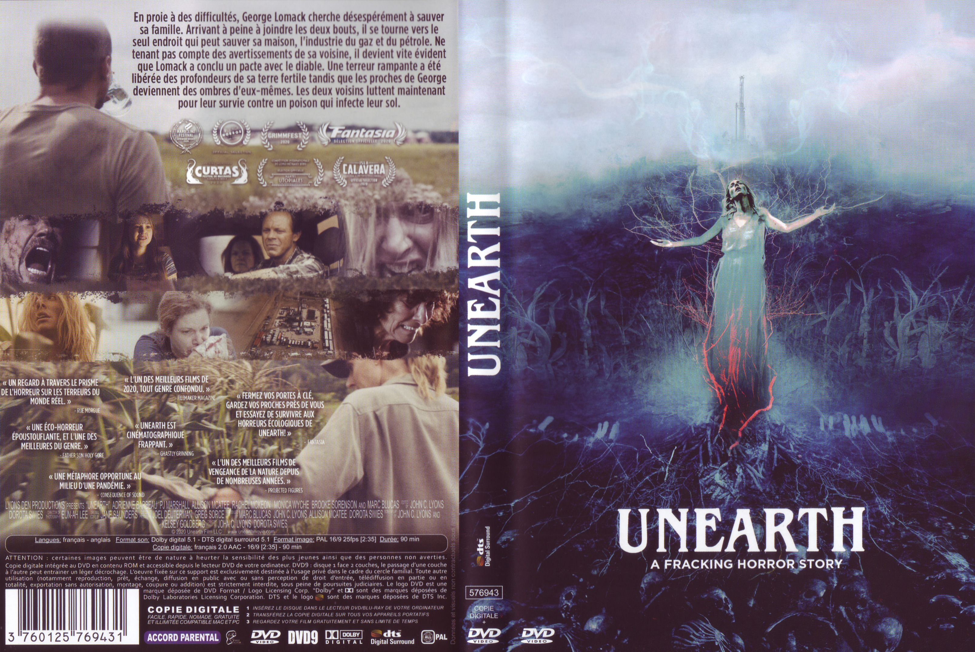 Jaquette DVD Unearth