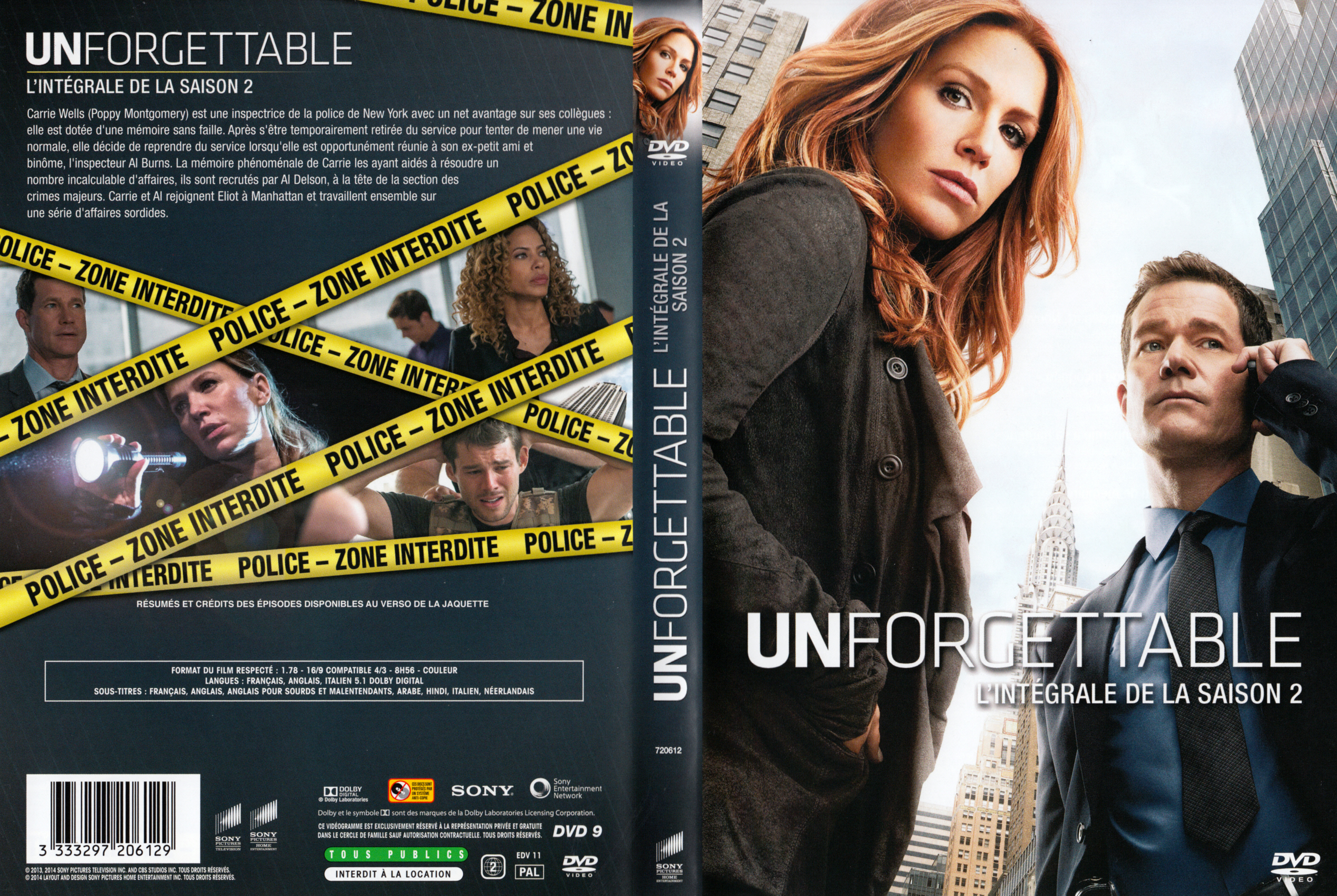 Jaquette DVD Unforgettable Saison 2 COFFRET