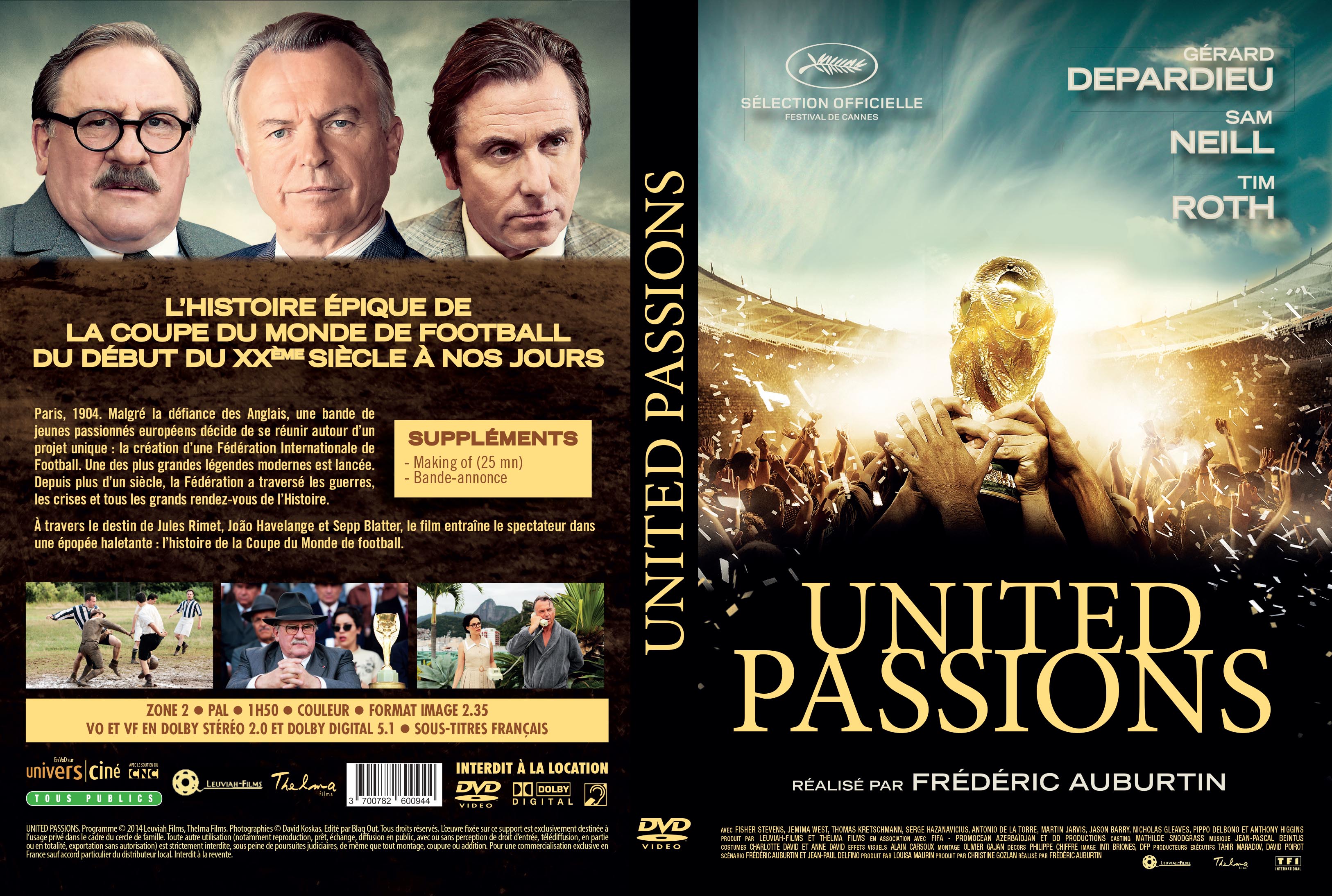 Jaquette DVD United Passions custom v2