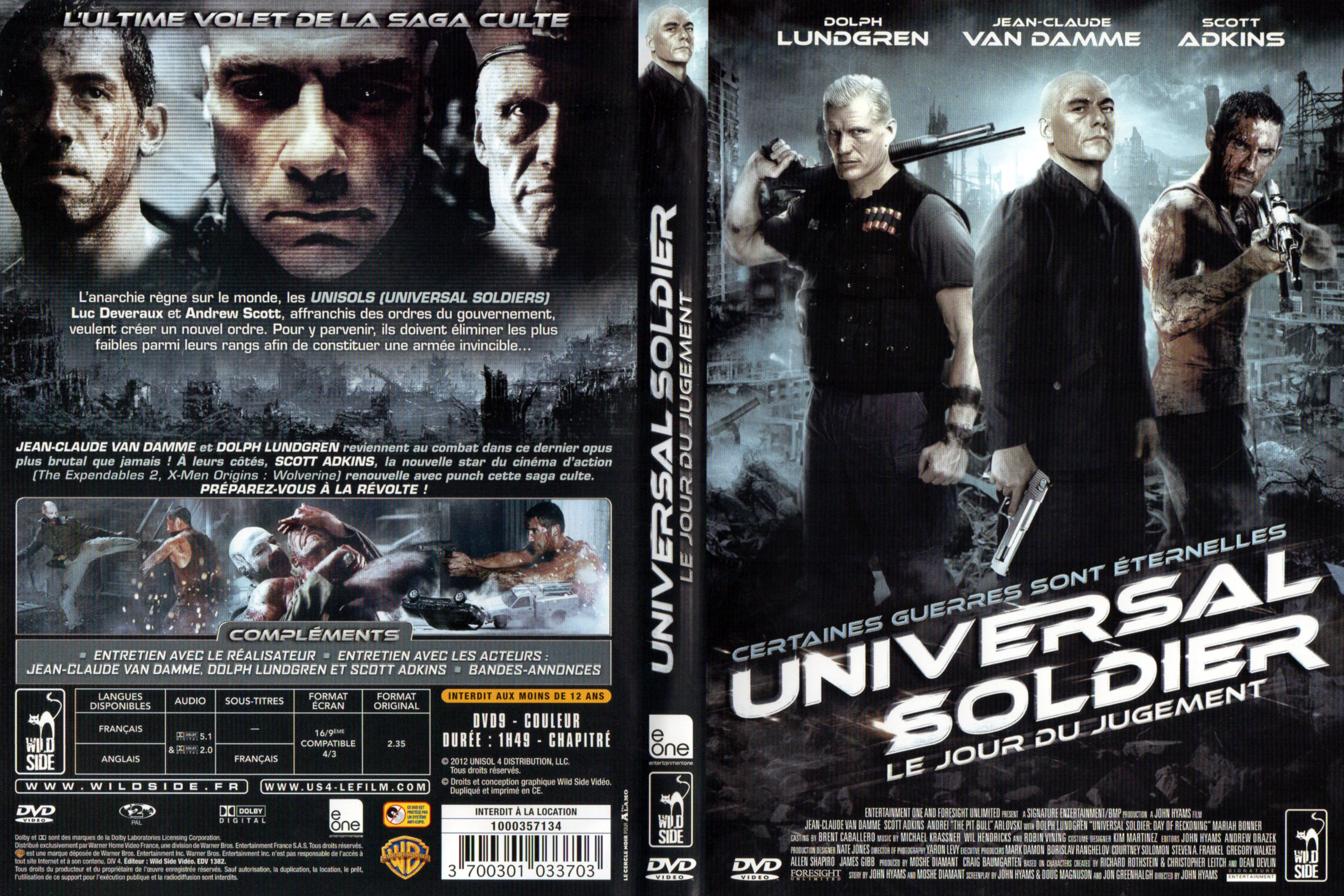 Jaquette DVD Universal Soldier Le Jour du Jugement