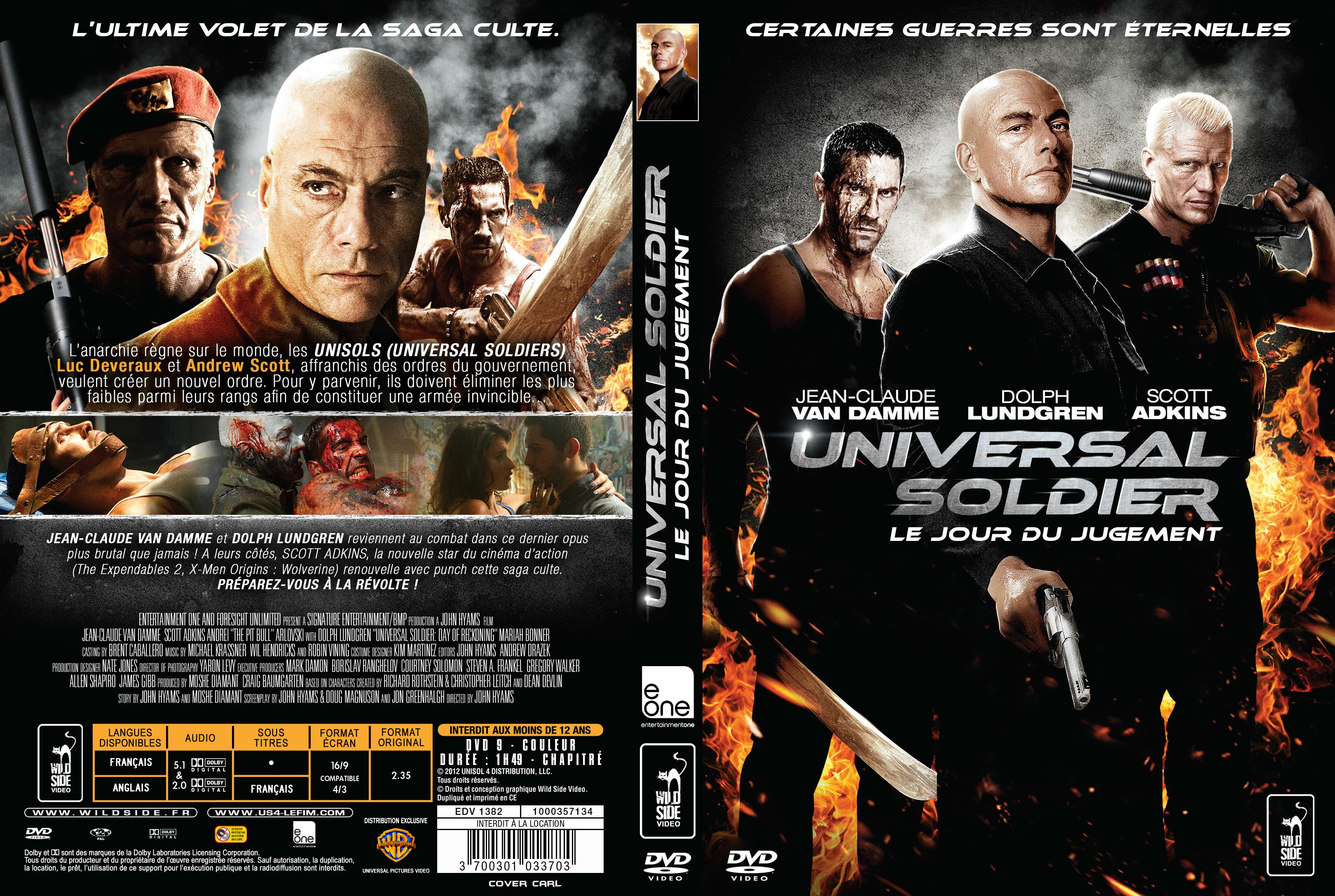 Jaquette DVD Universal Soldier Le Jour du Jugement custom