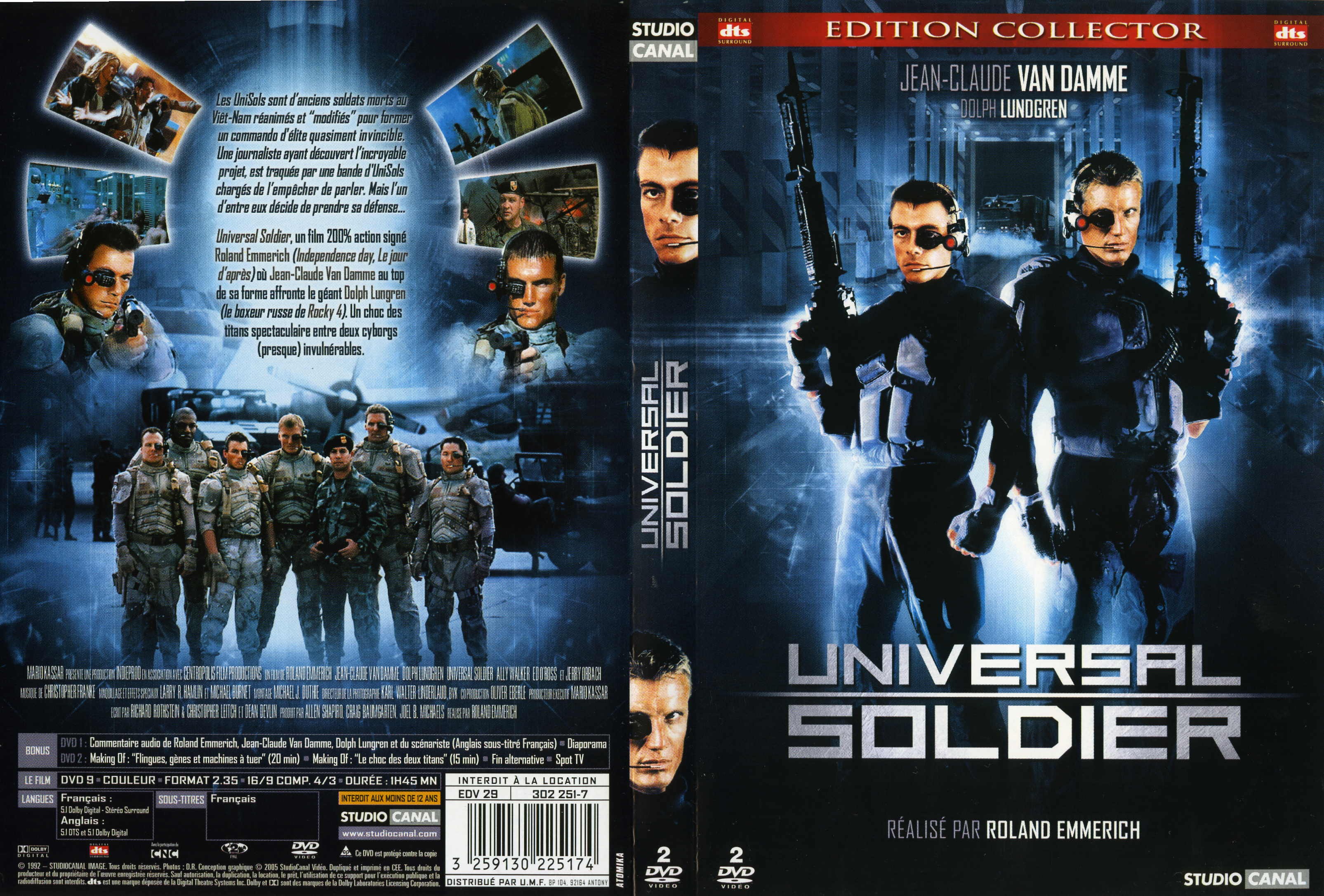 Jaquette DVD Universal soldier