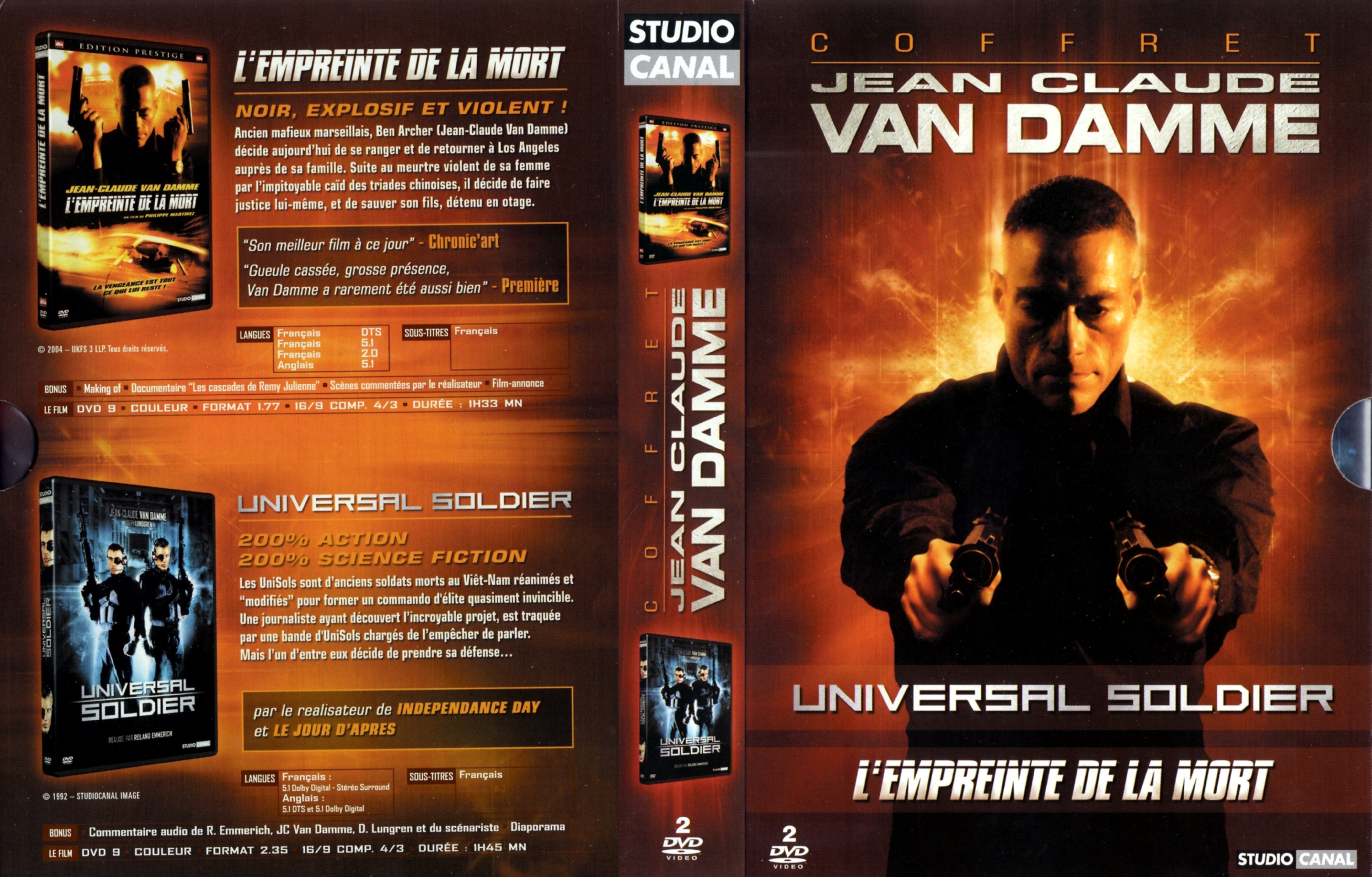 Jaquette DVD Universal soldier + L