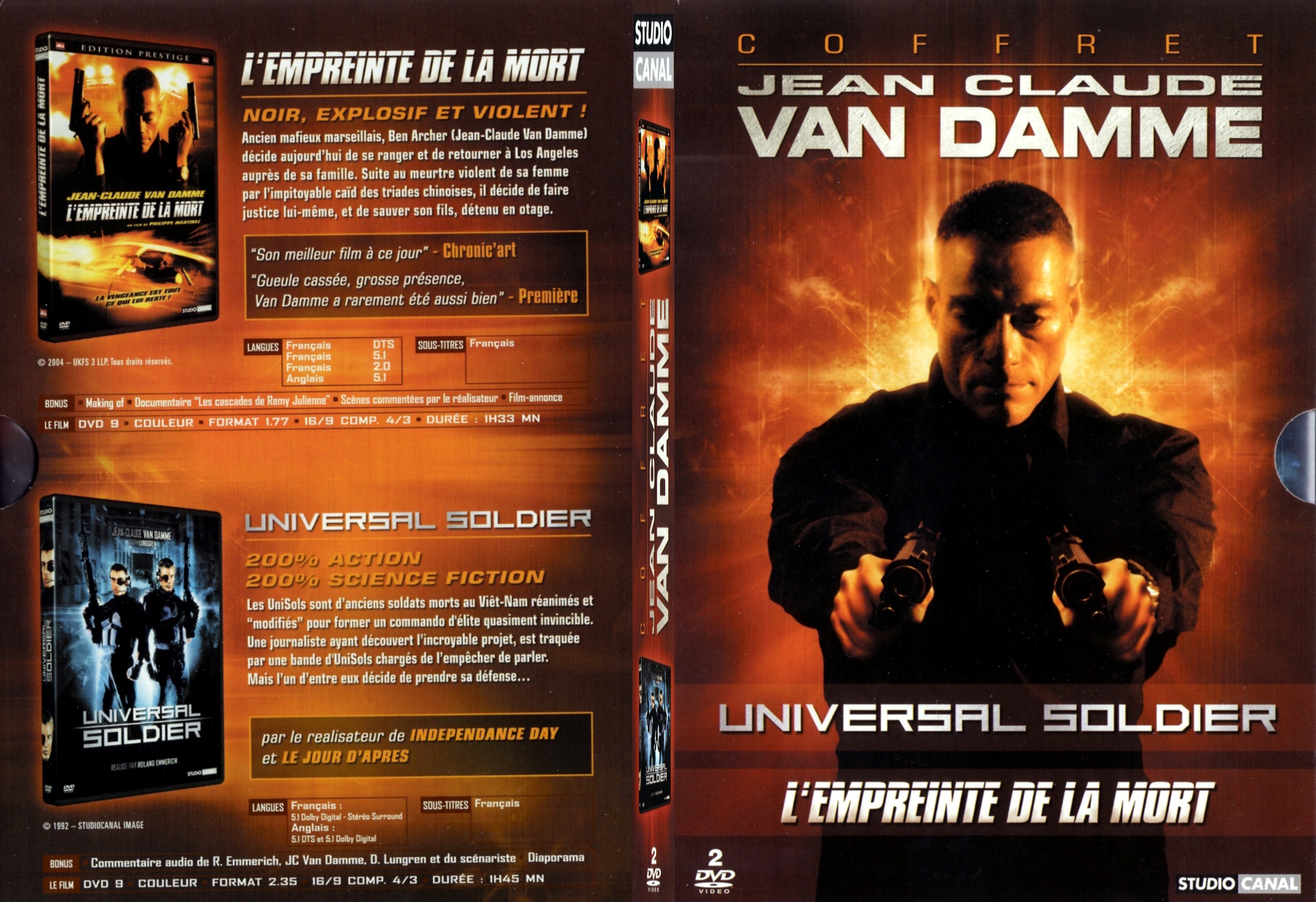 Jaquette DVD Universal soldier + L