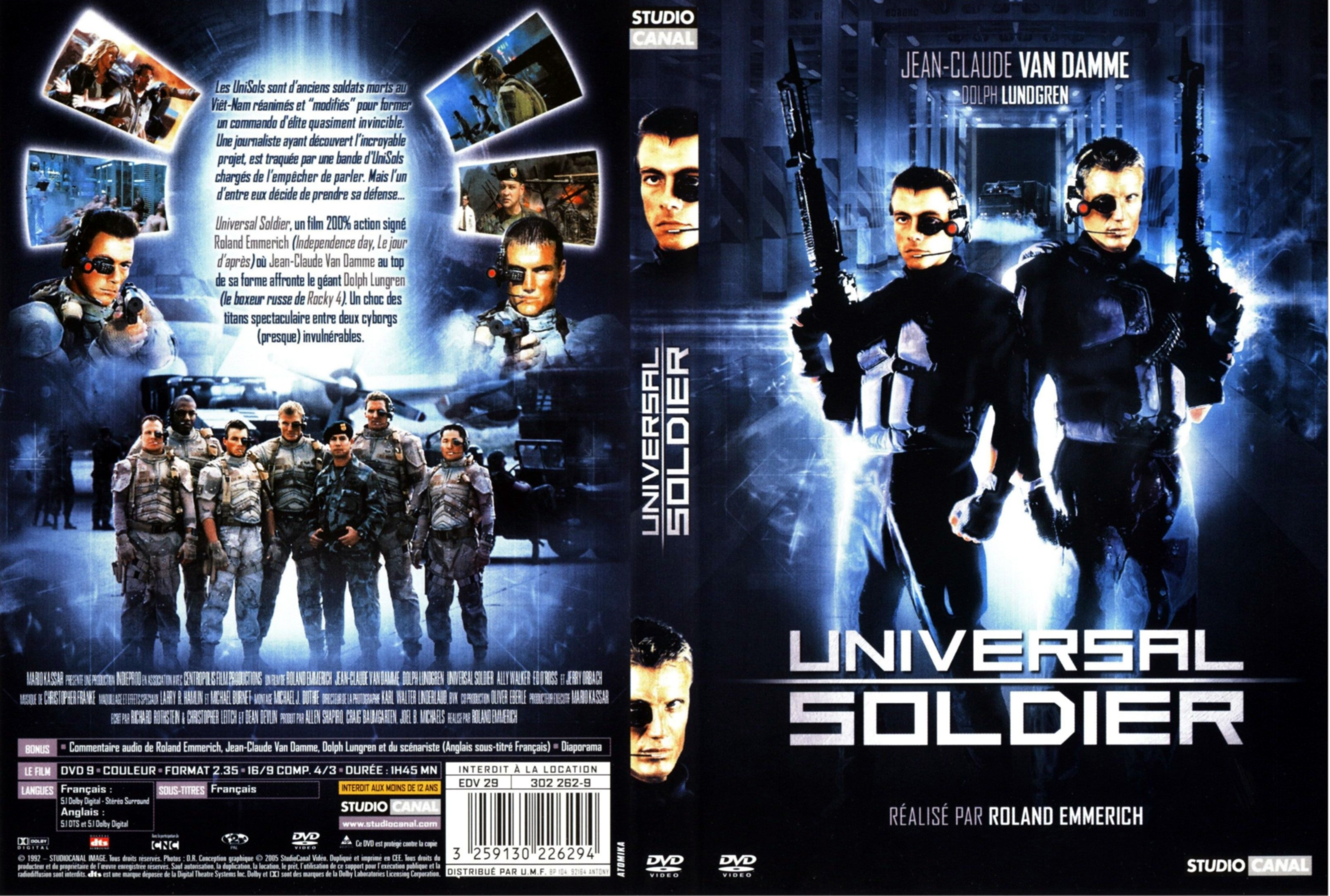 Jaquette DVD Universal soldier v3