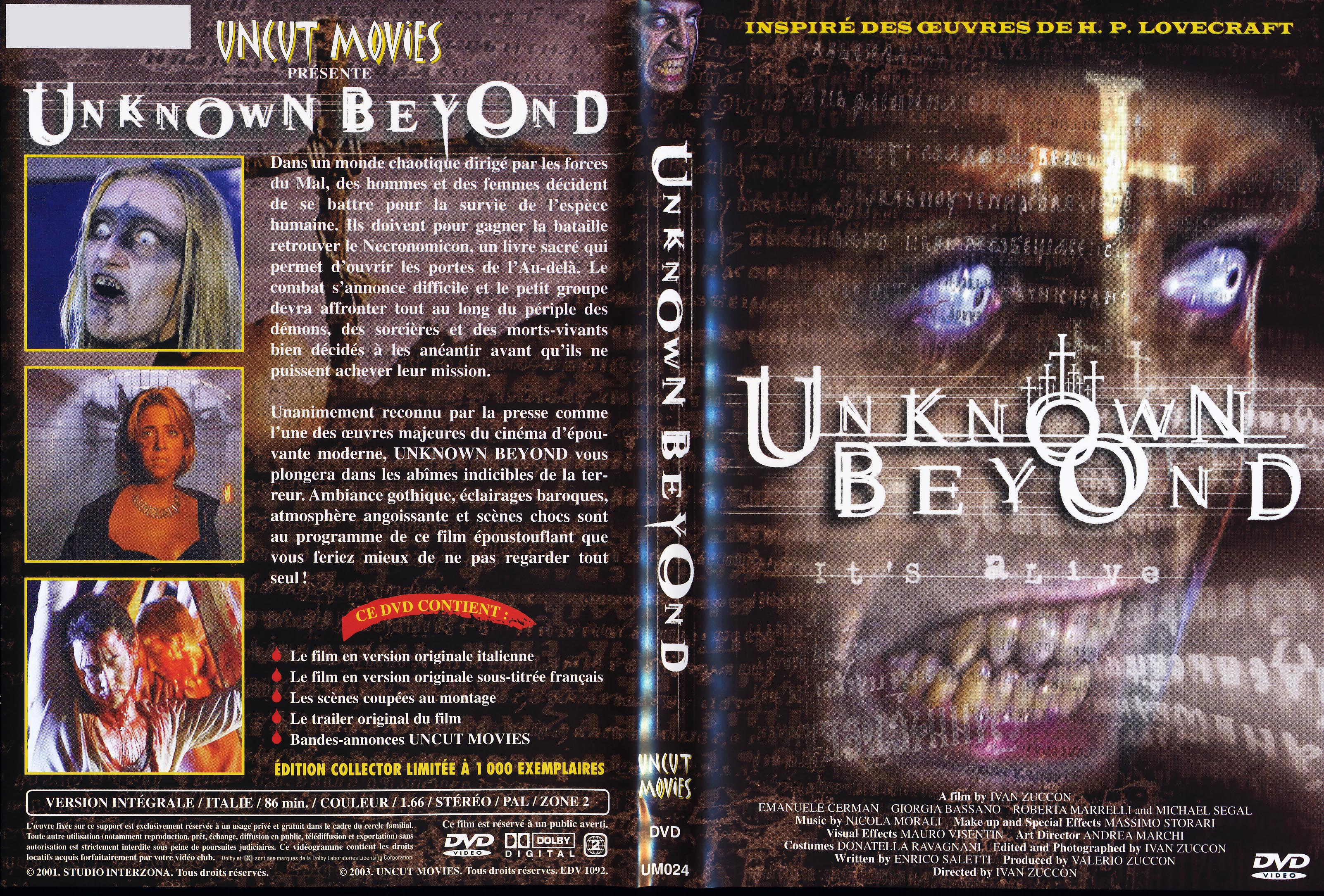 Jaquette DVD Unknown Beyond