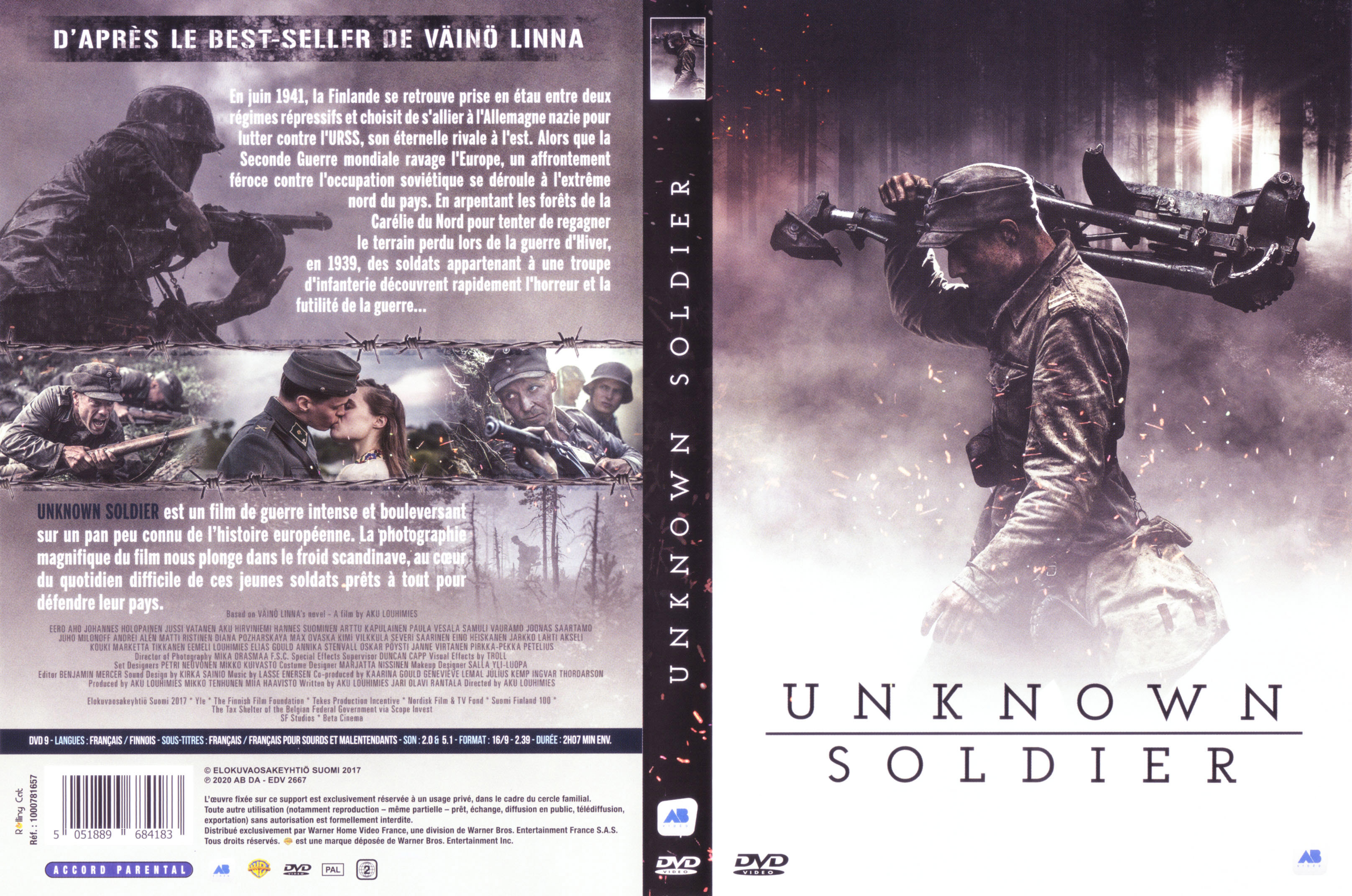 Jaquette DVD Unknown soldier