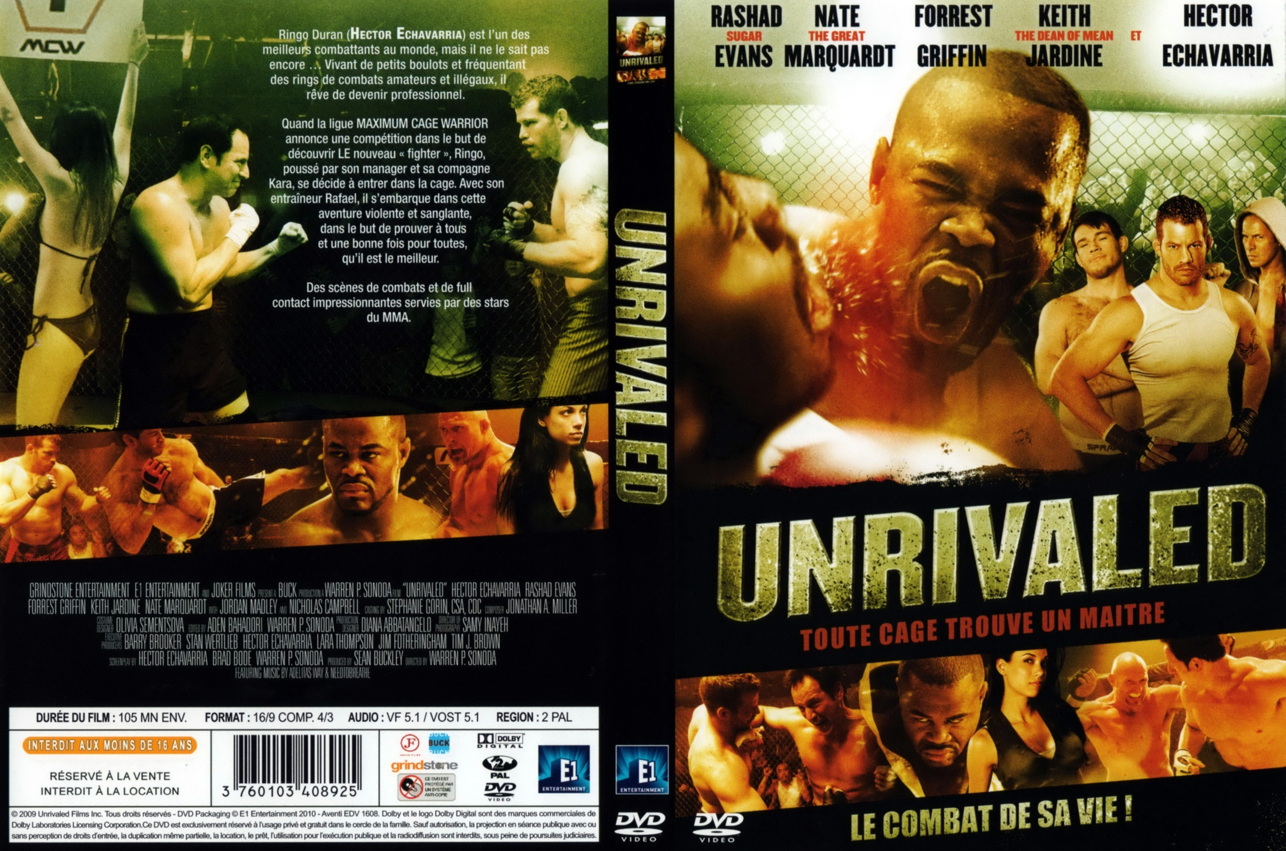 Jaquette DVD Unrivaled