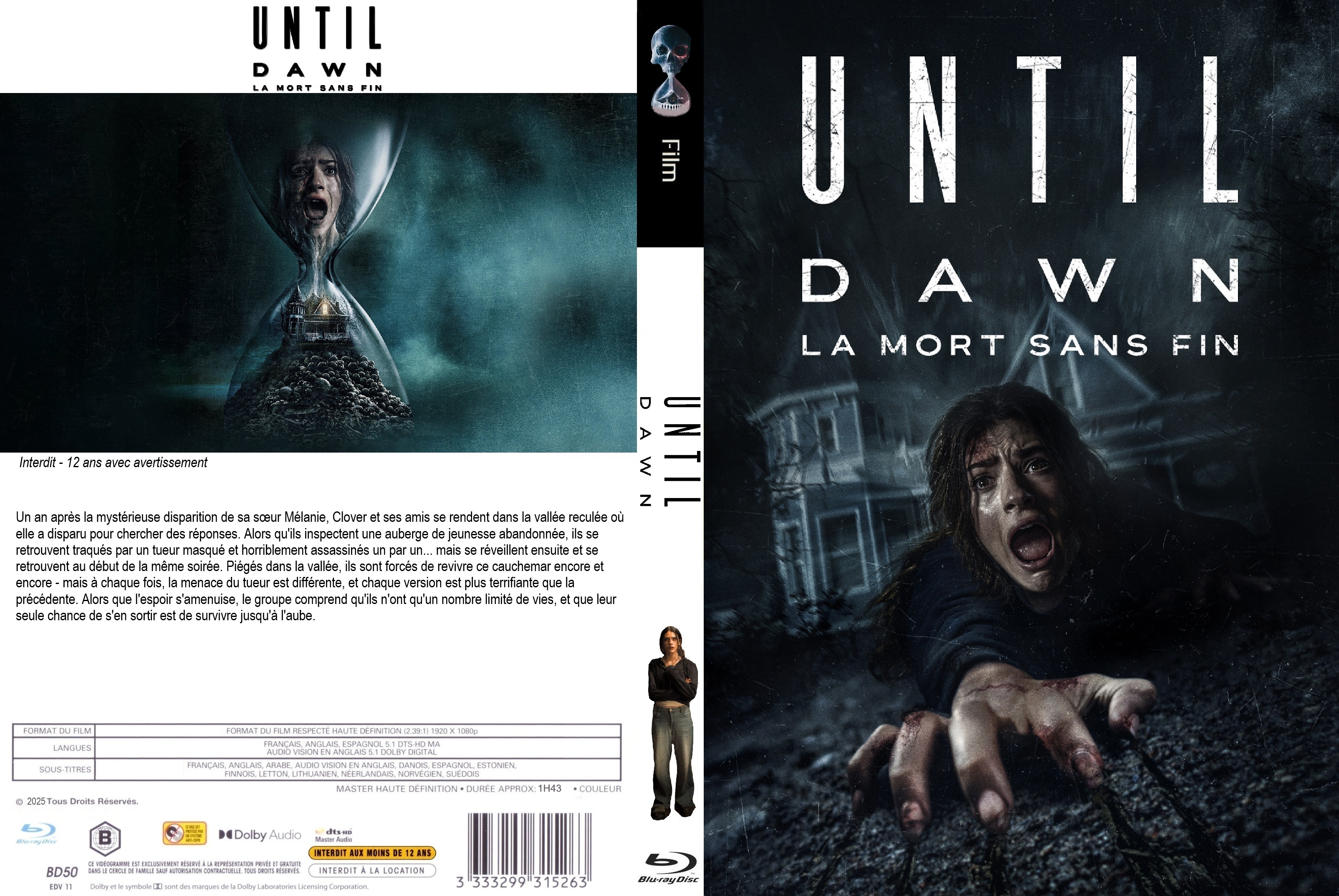 Jaquette DVD Until Dawn custom