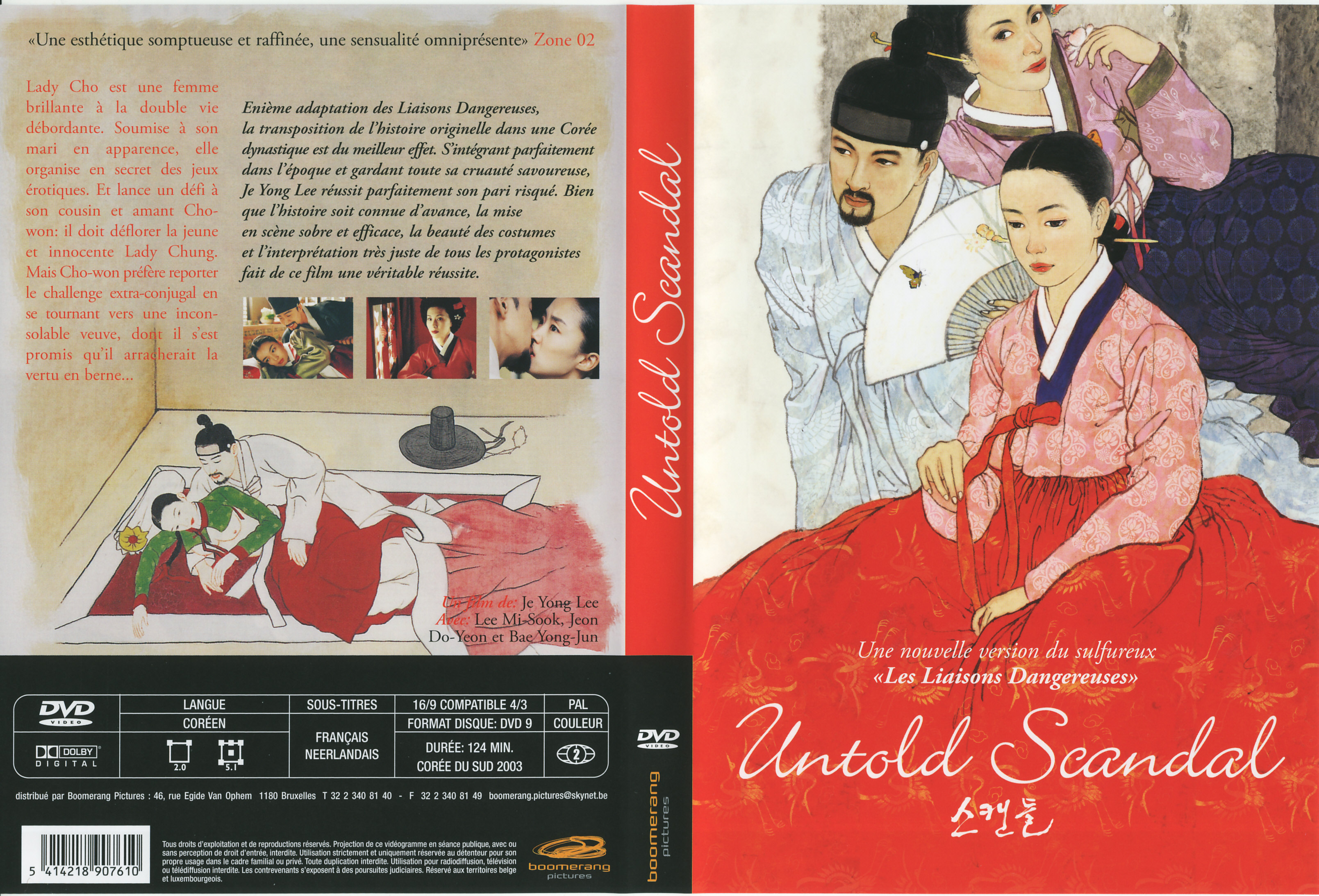 Jaquette DVD Untold scandal