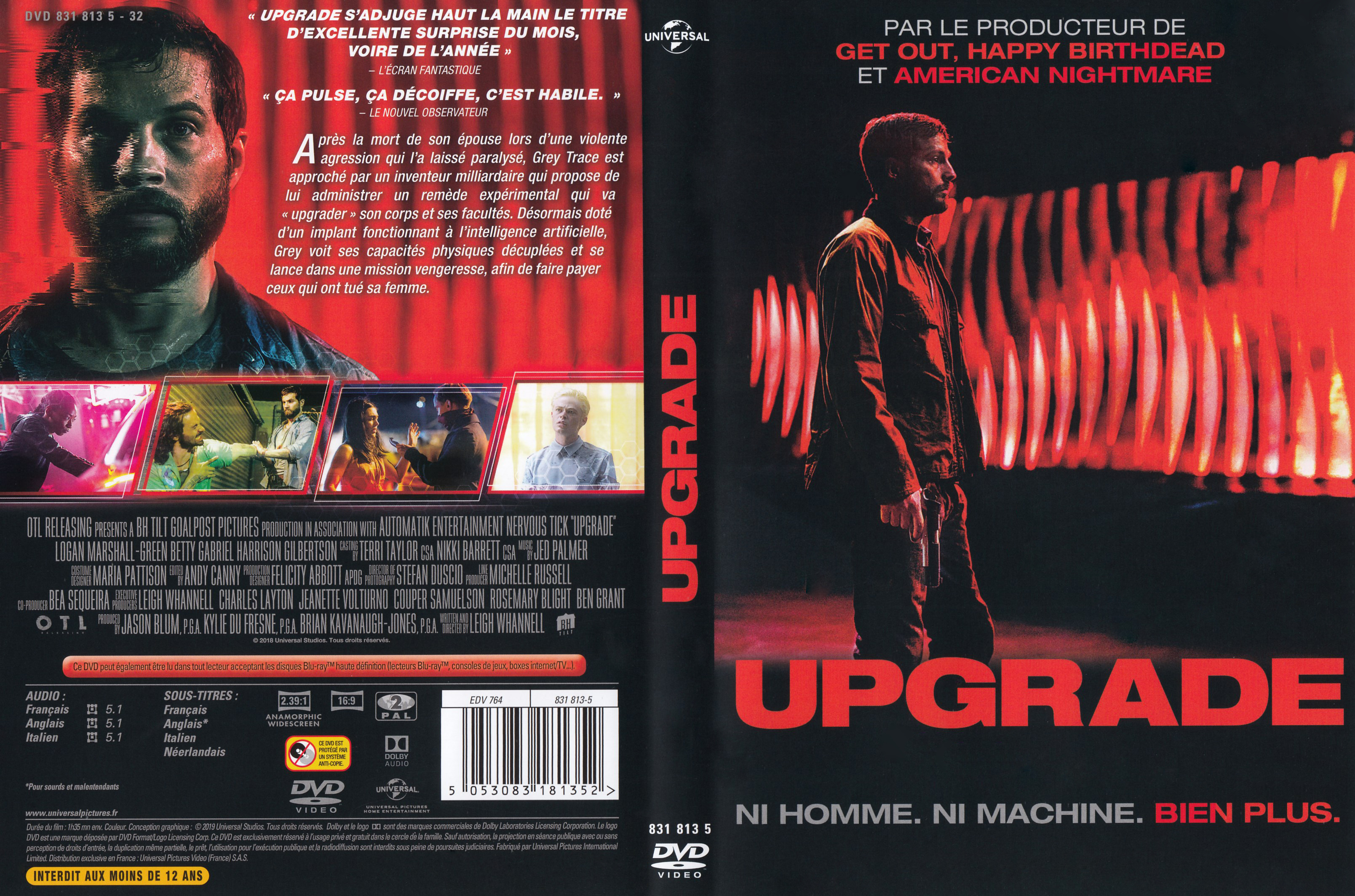 Jaquette DVD Upgrade