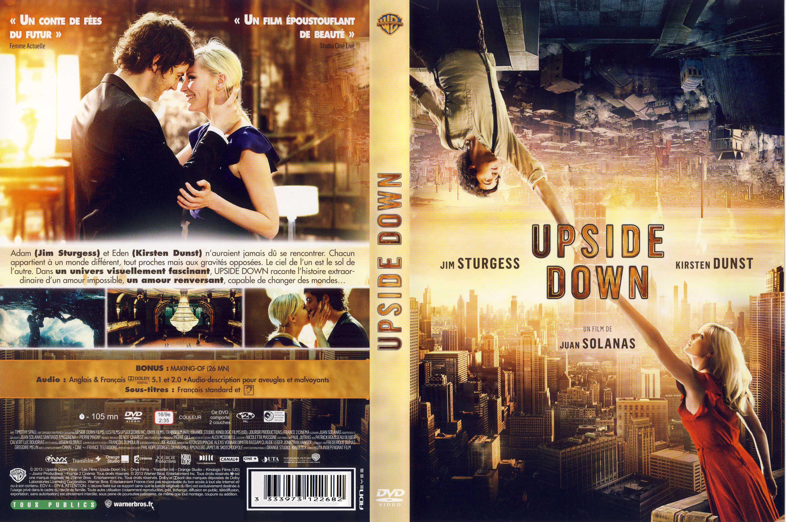 Jaquette DVD Upside Down