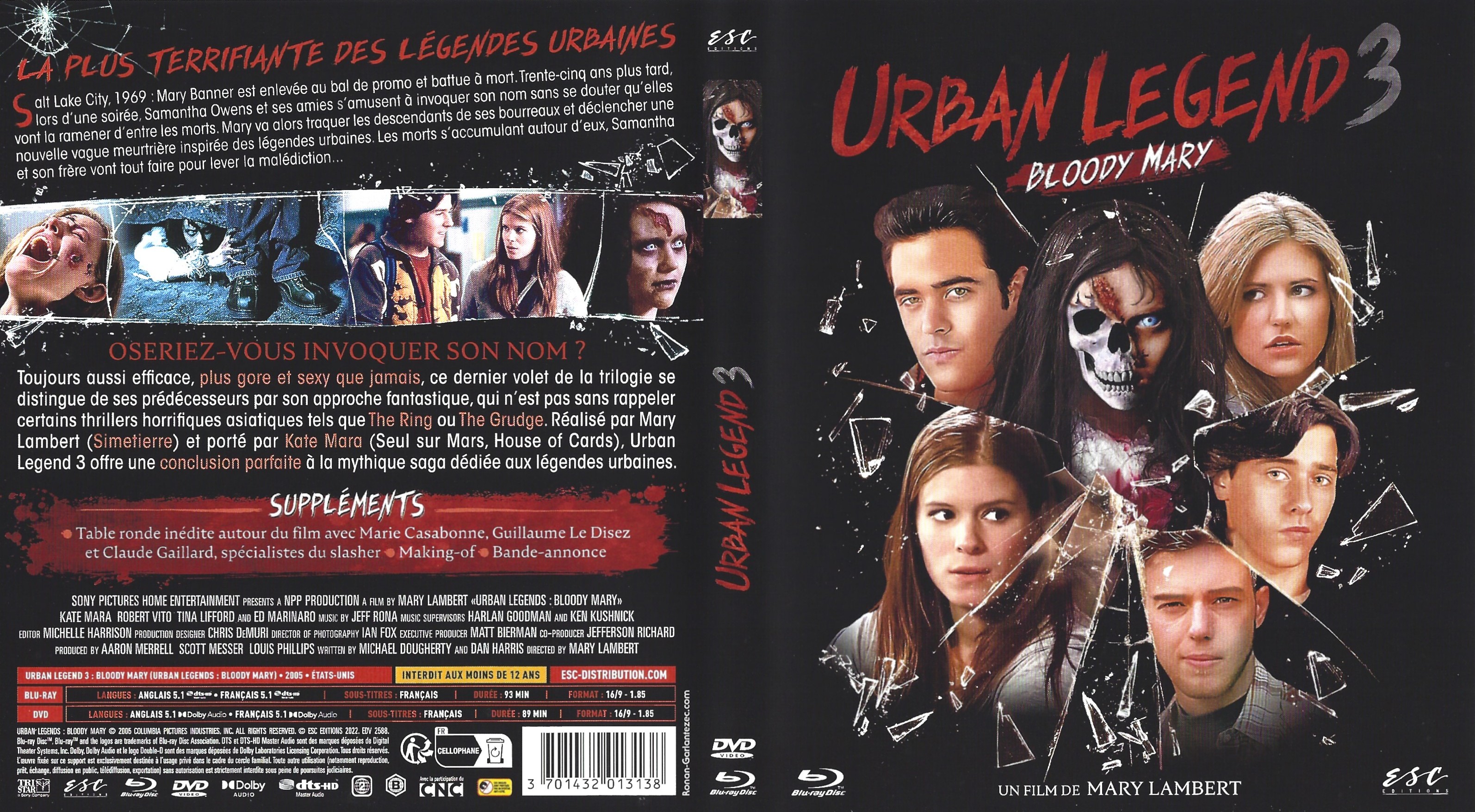 Jaquette DVD Urban Legend 3 (BLU-RAY)