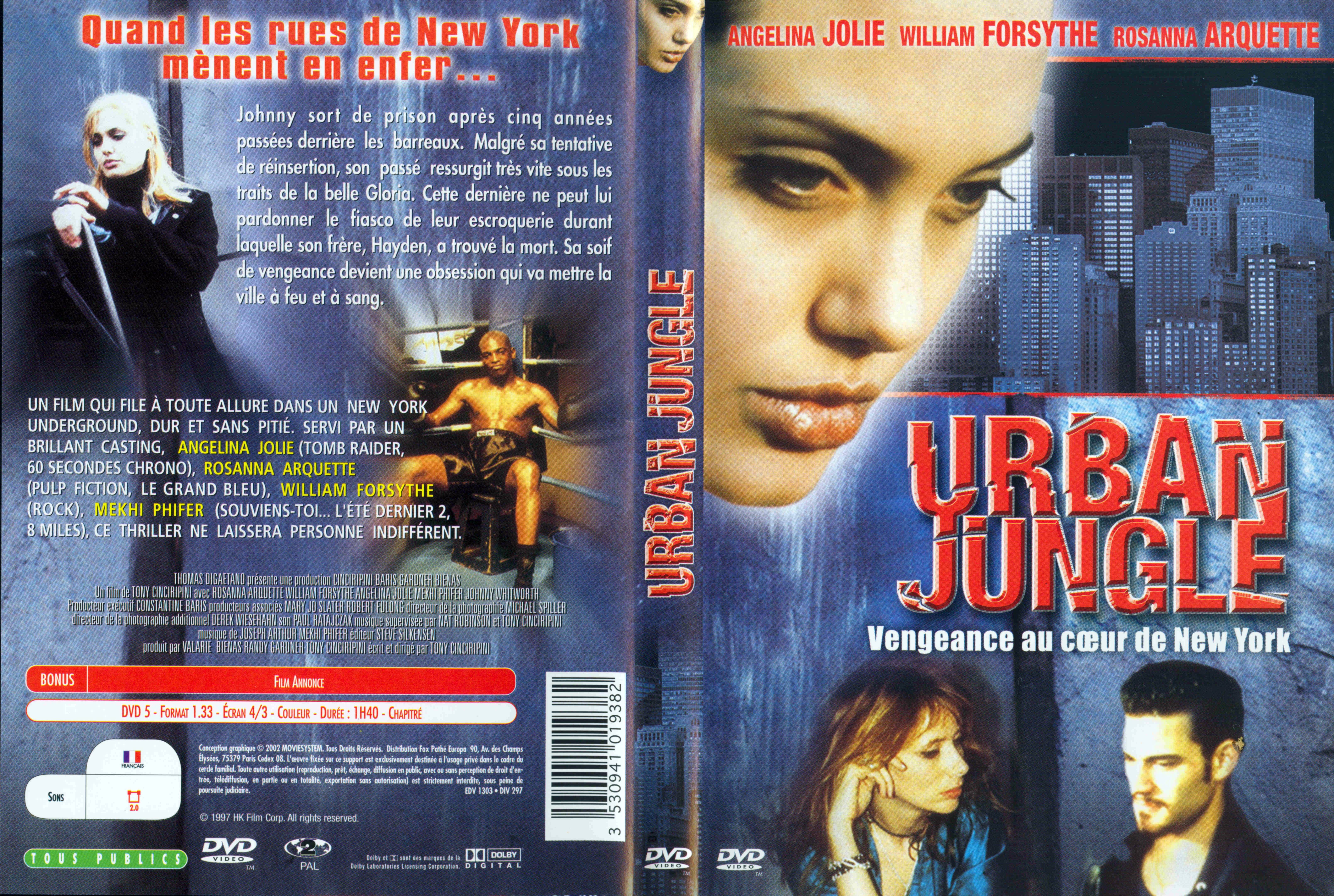 Jaquette DVD Urban jungle