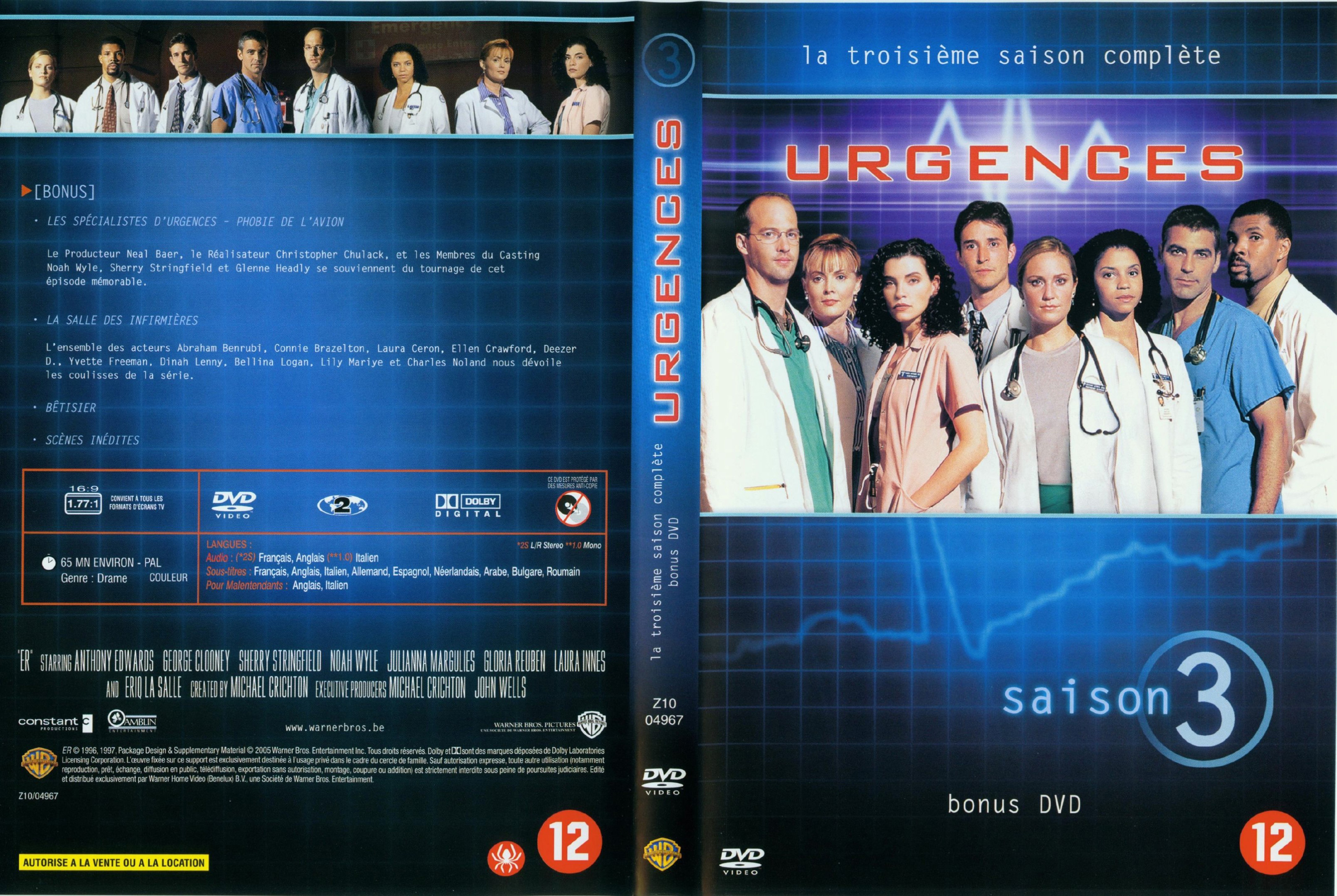 Jaquette DVD Urgences saison 3 vol 4