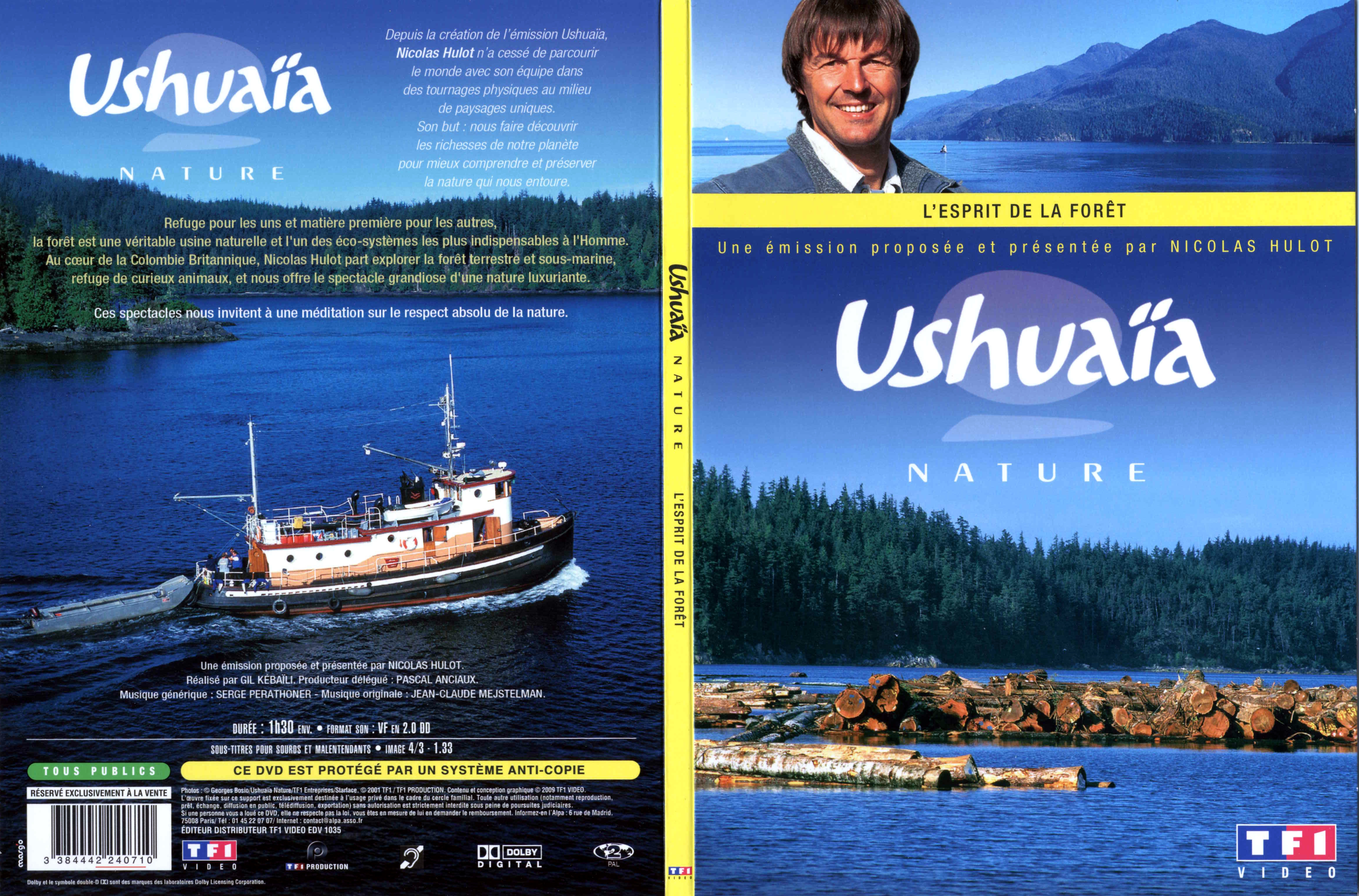 Jaquette DVD Ushuaia Nature - L