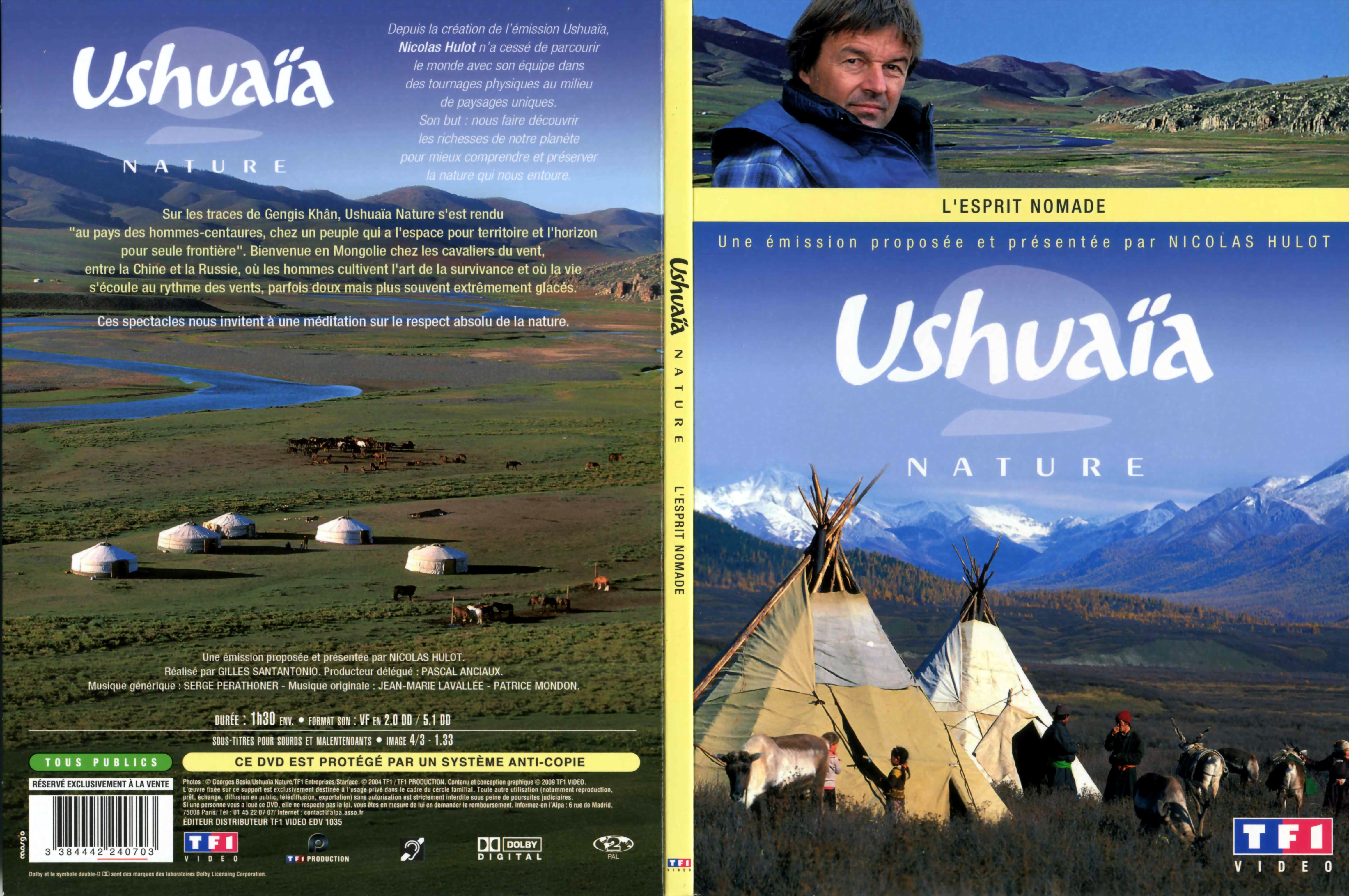Jaquette DVD Ushuaia Nature - L