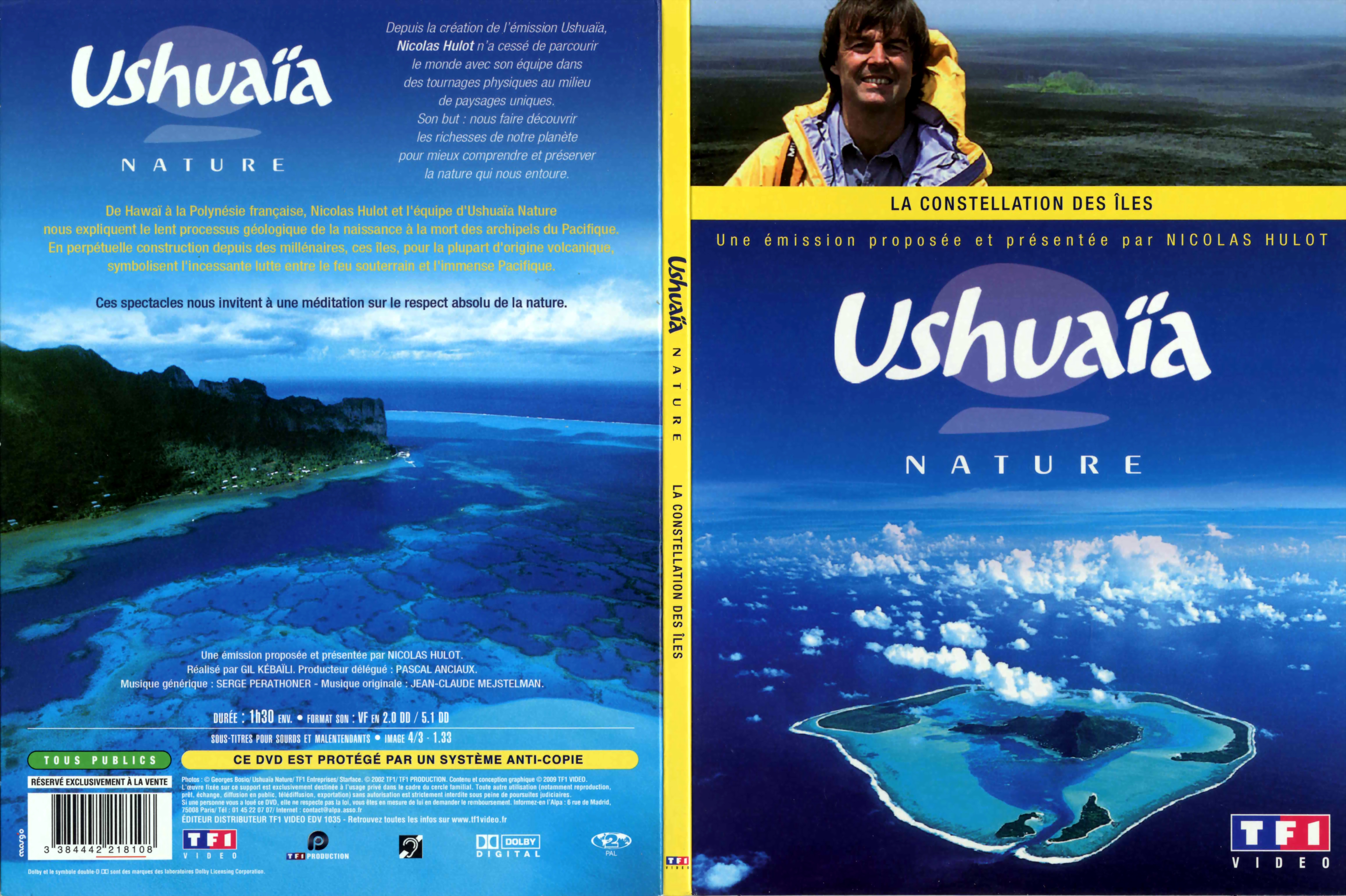 Jaquette DVD Ushuaia Nature - La constellation des iles