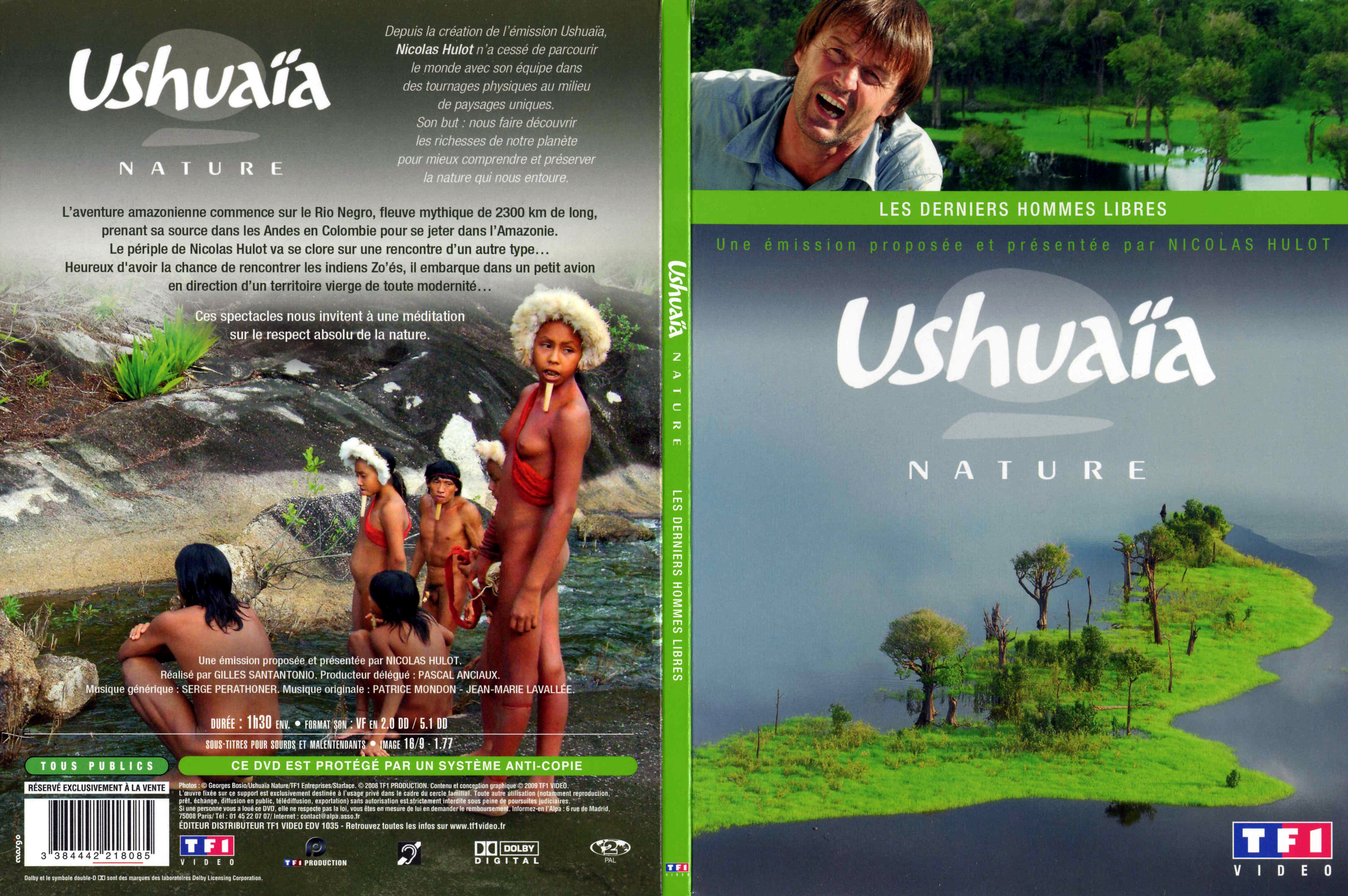 Jaquette DVD Ushuaia Nature - Les derniers hommes libres