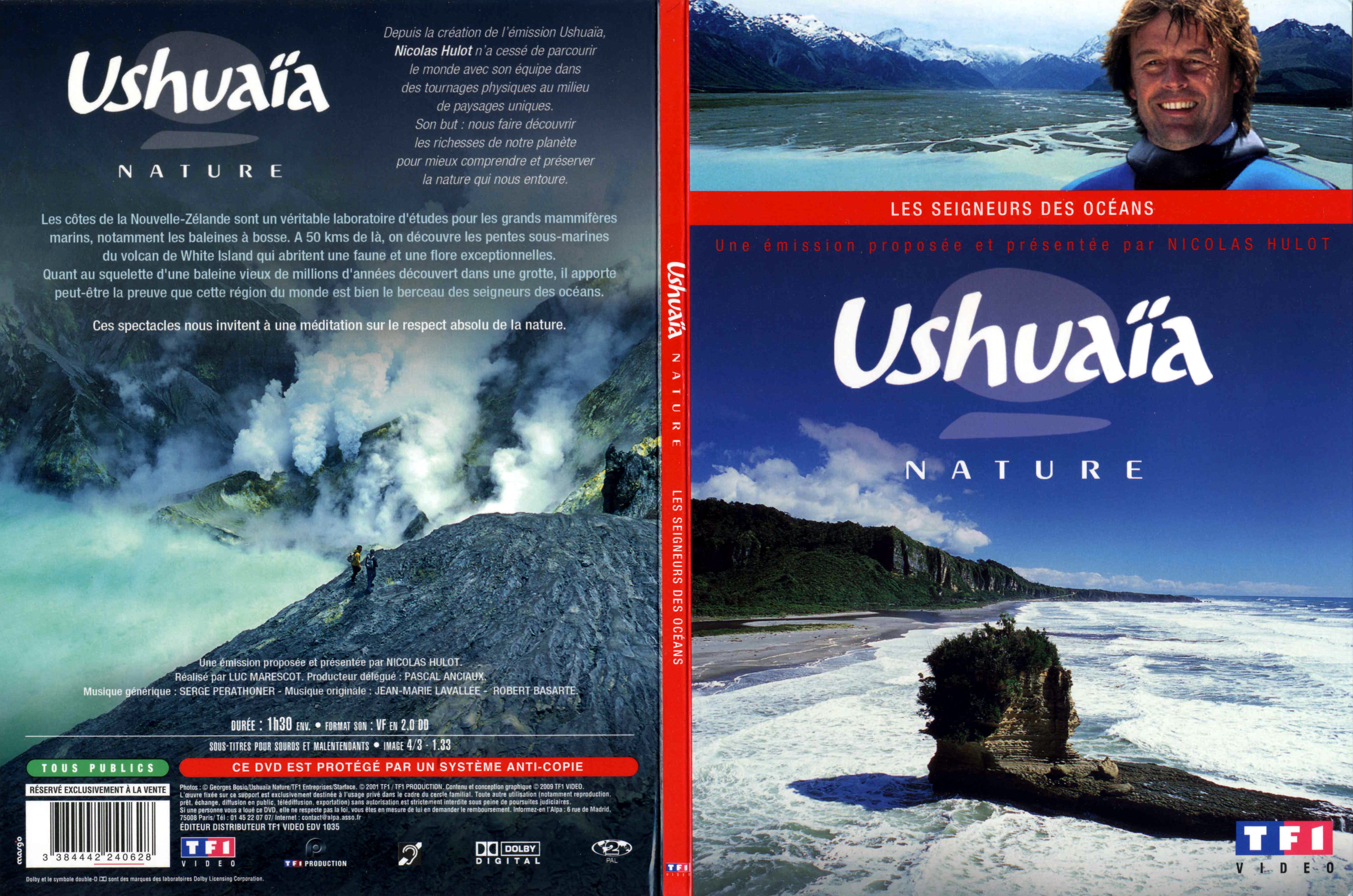 Jaquette DVD Ushuaia Nature - Les seigneurs des Oceans