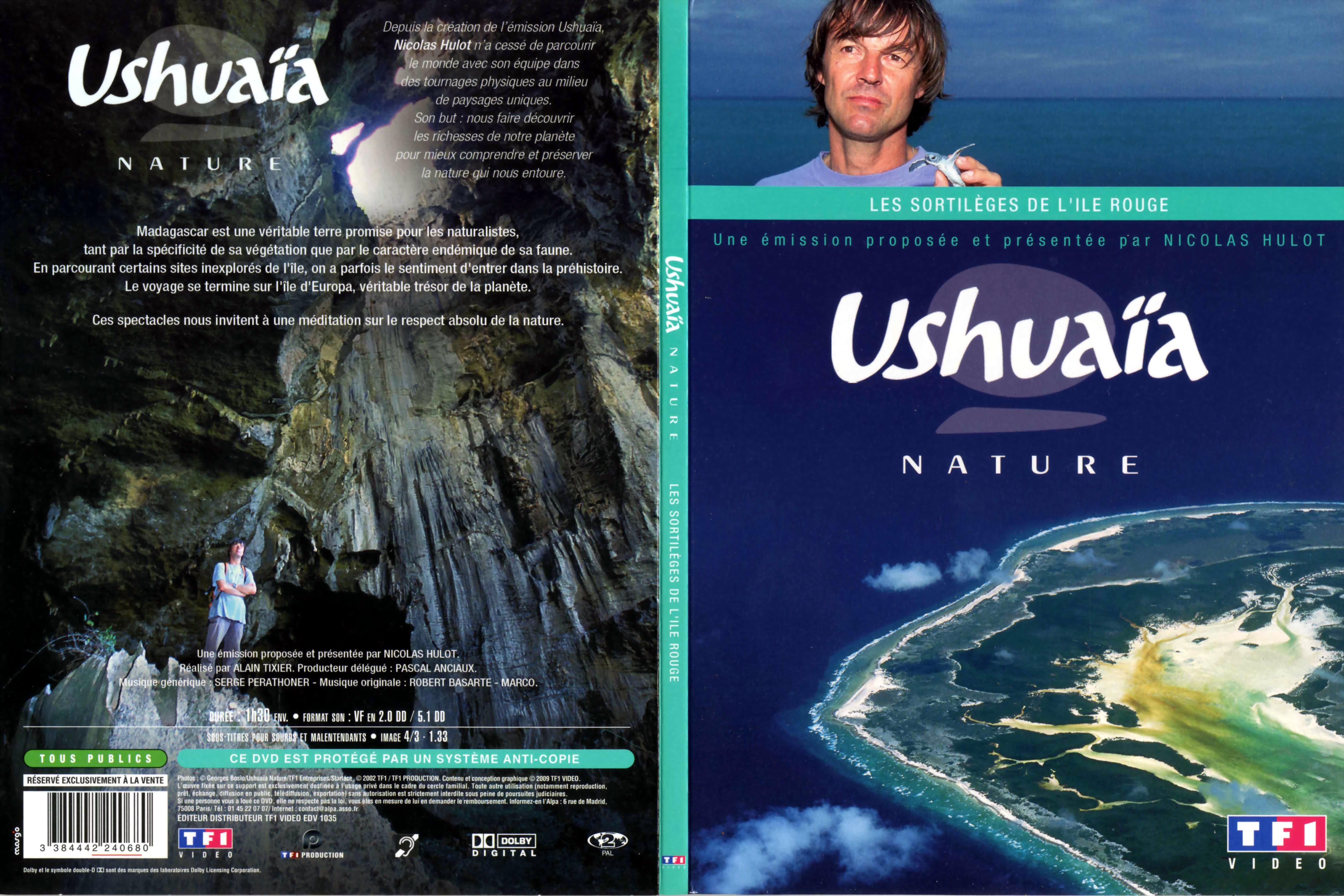 Jaquette DVD Ushuaia Nature - Les sortilges de l