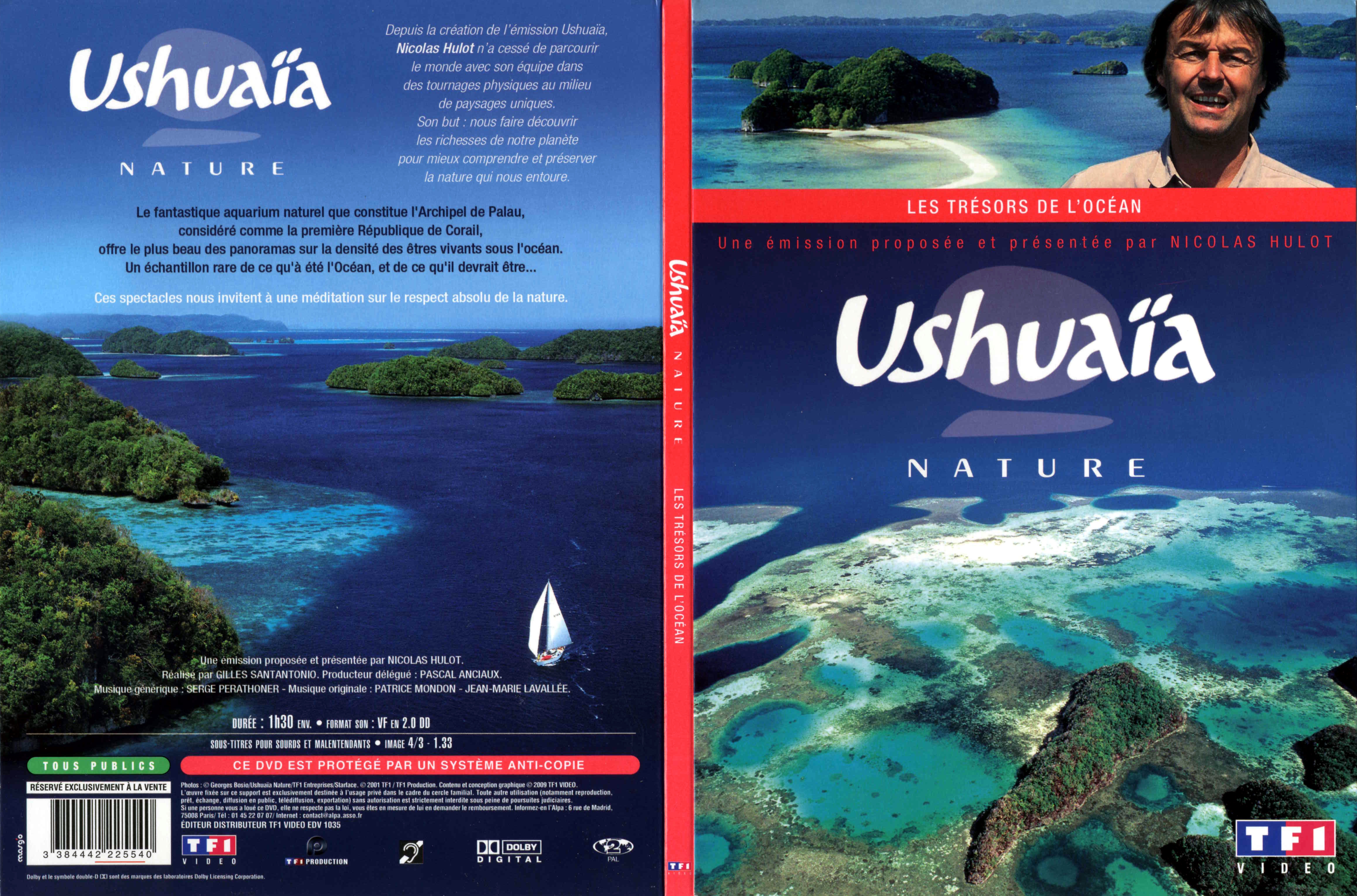 Jaquette DVD Ushuaia Nature - Les trsors de l