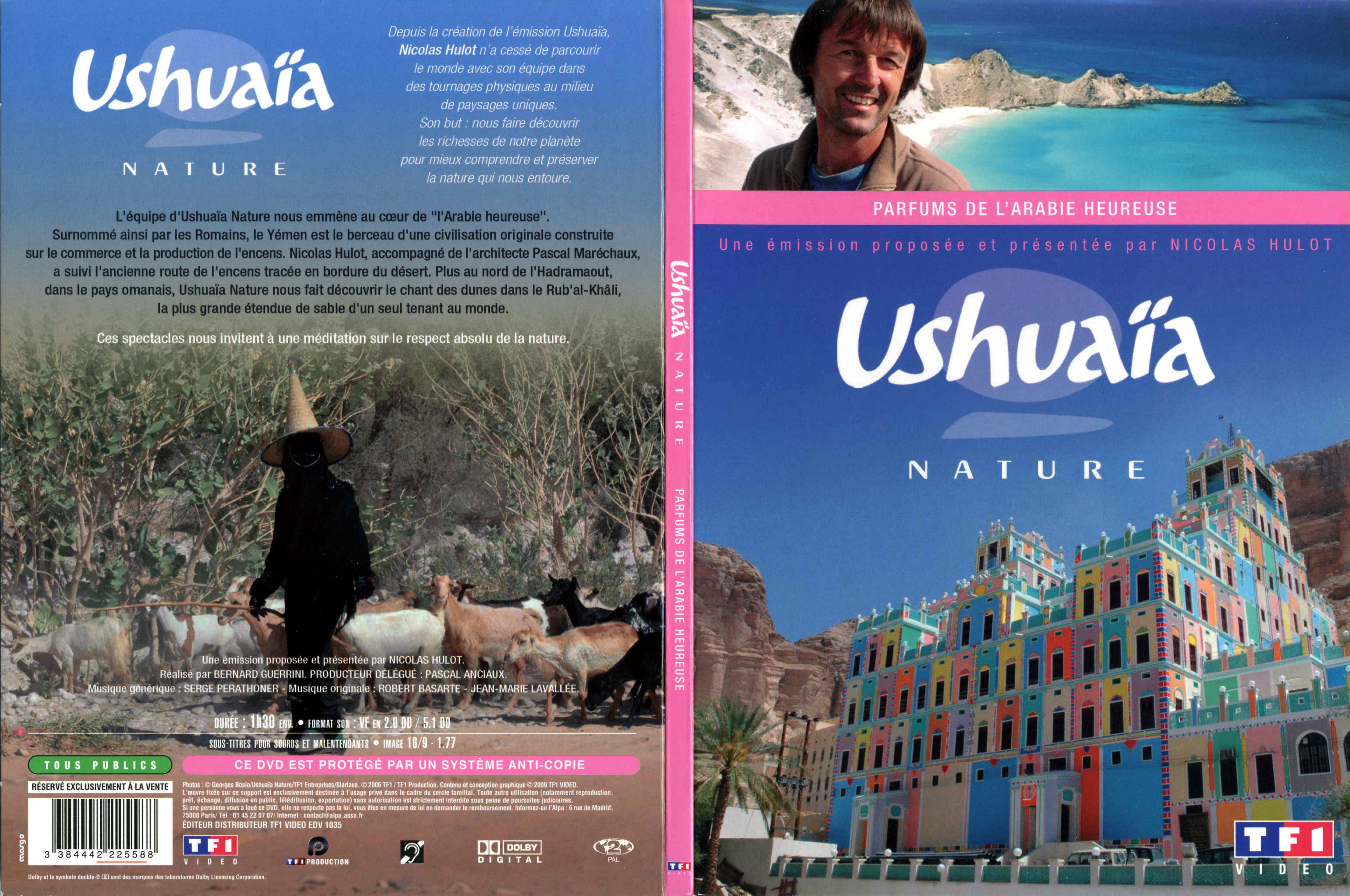 Jaquette DVD Ushuaia Nature - Parfums de l