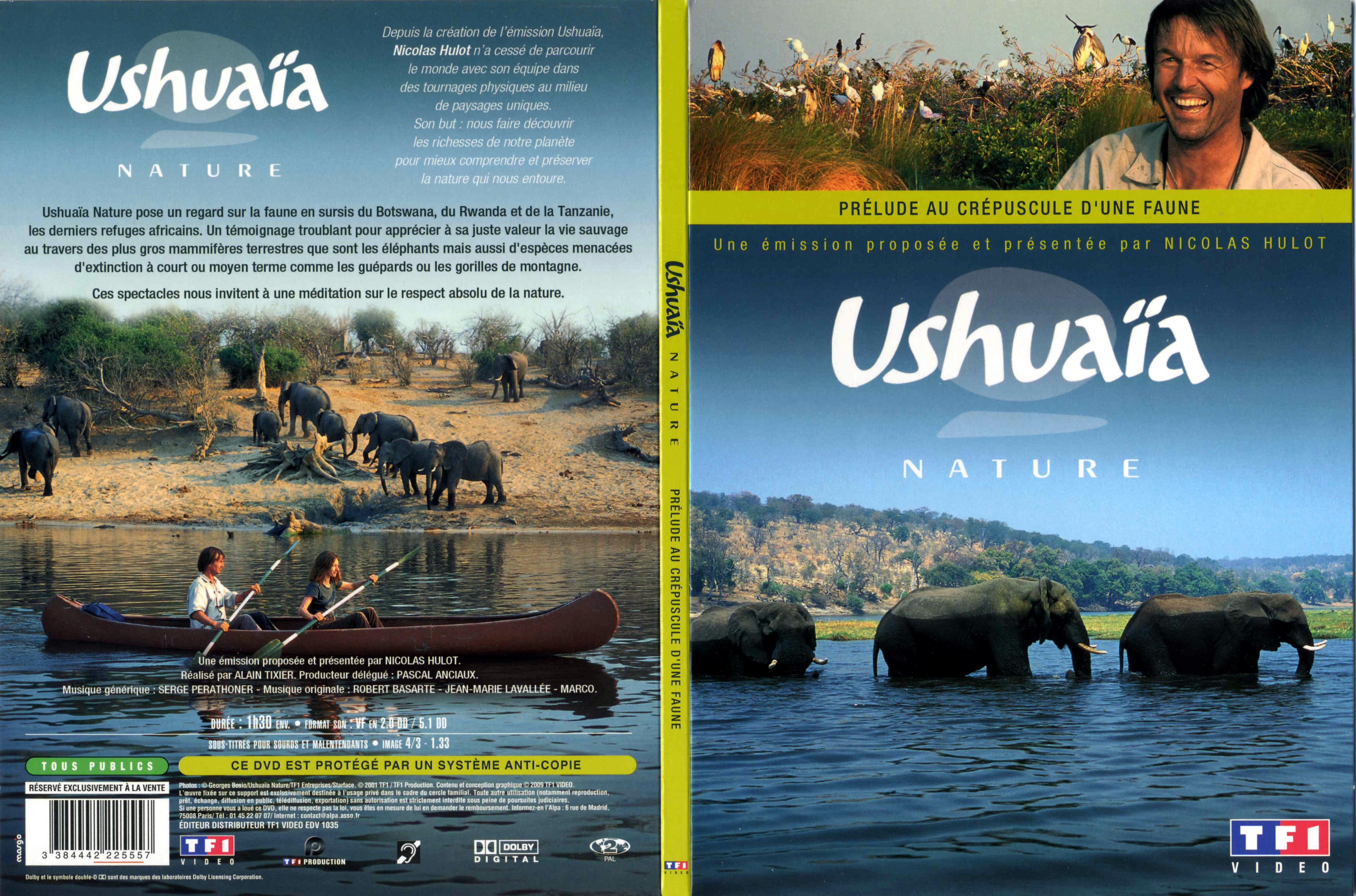 Jaquette DVD Ushuaia Nature - Prlude au crpuscule d