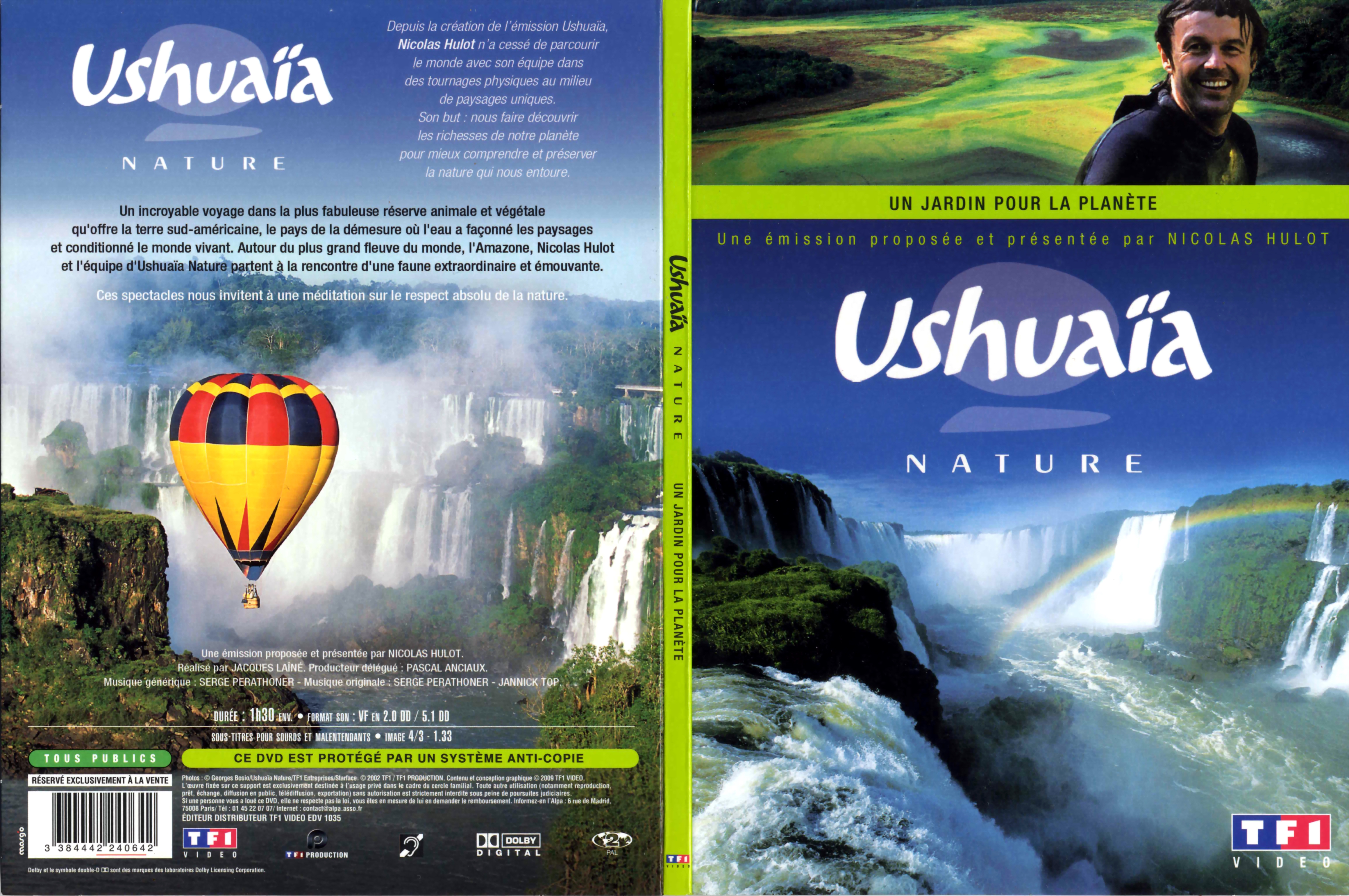 Jaquette DVD Ushuaia Nature - Un jardin pour la plante