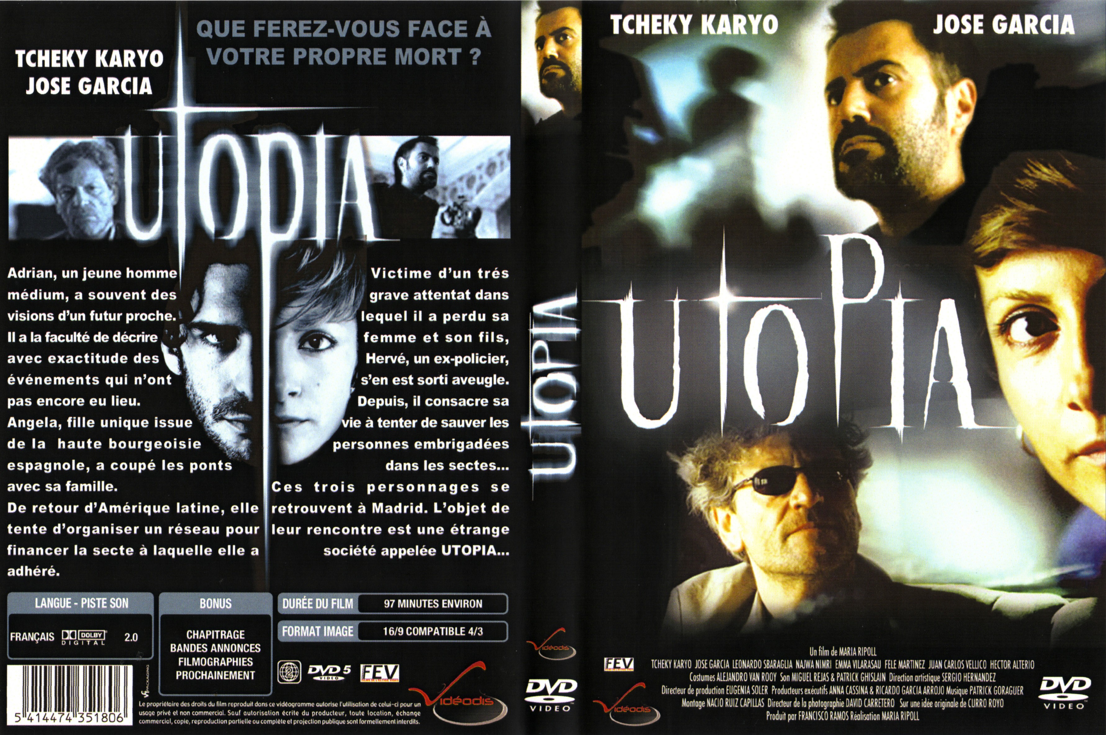 Jaquette DVD Utopia