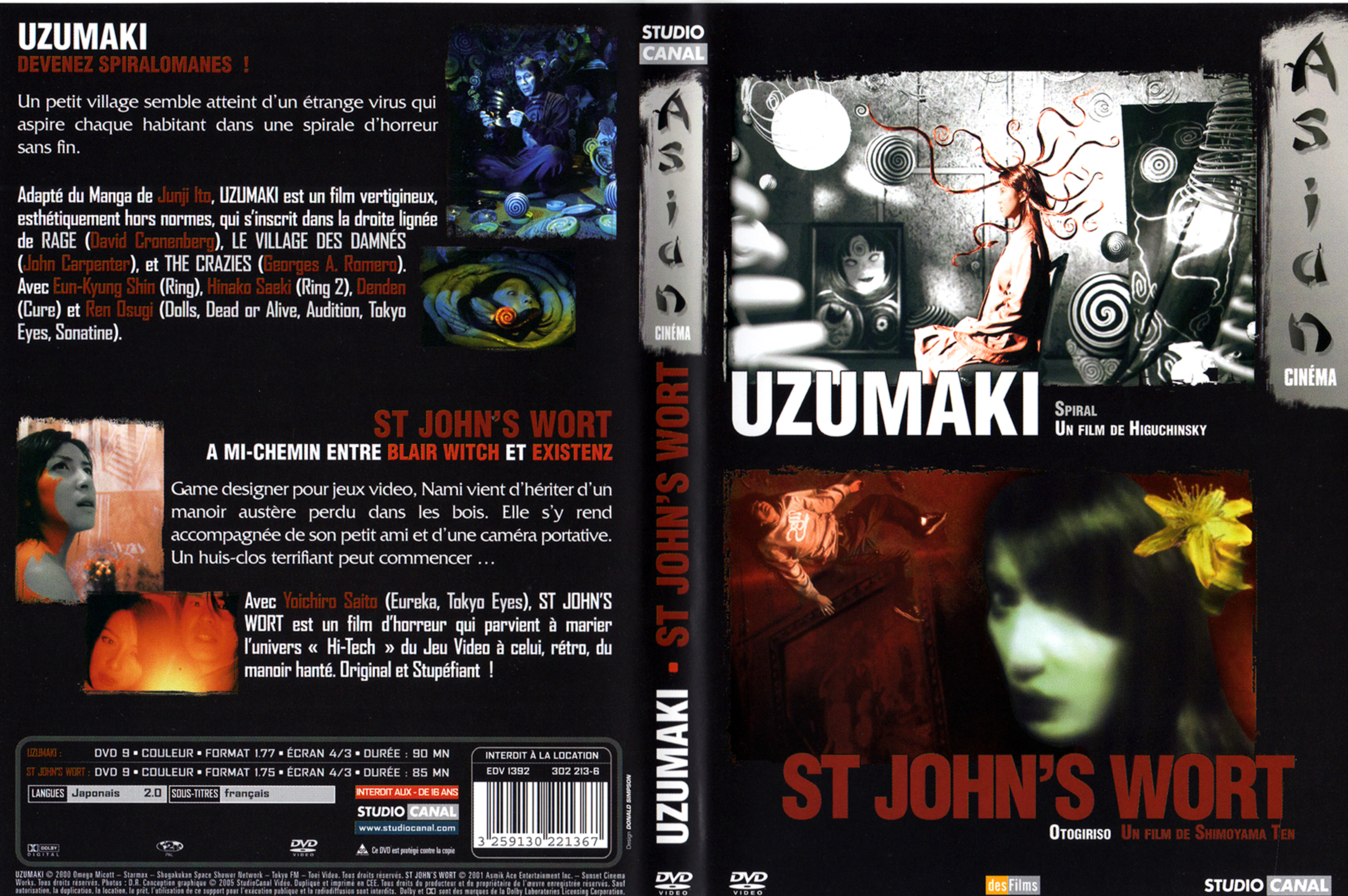 Jaquette DVD Uzomaki + St John
