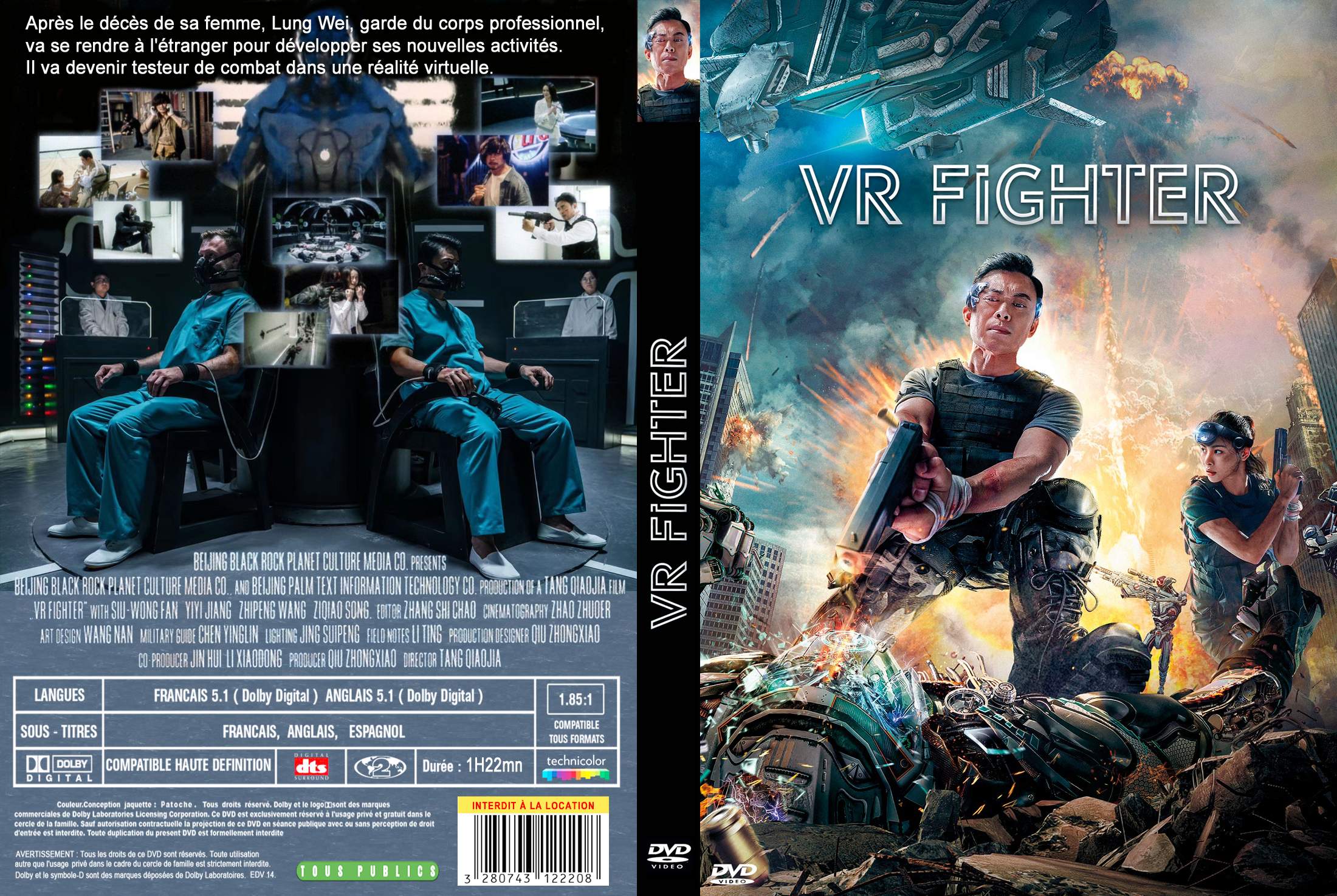 Jaquette DVD VR fighter custom