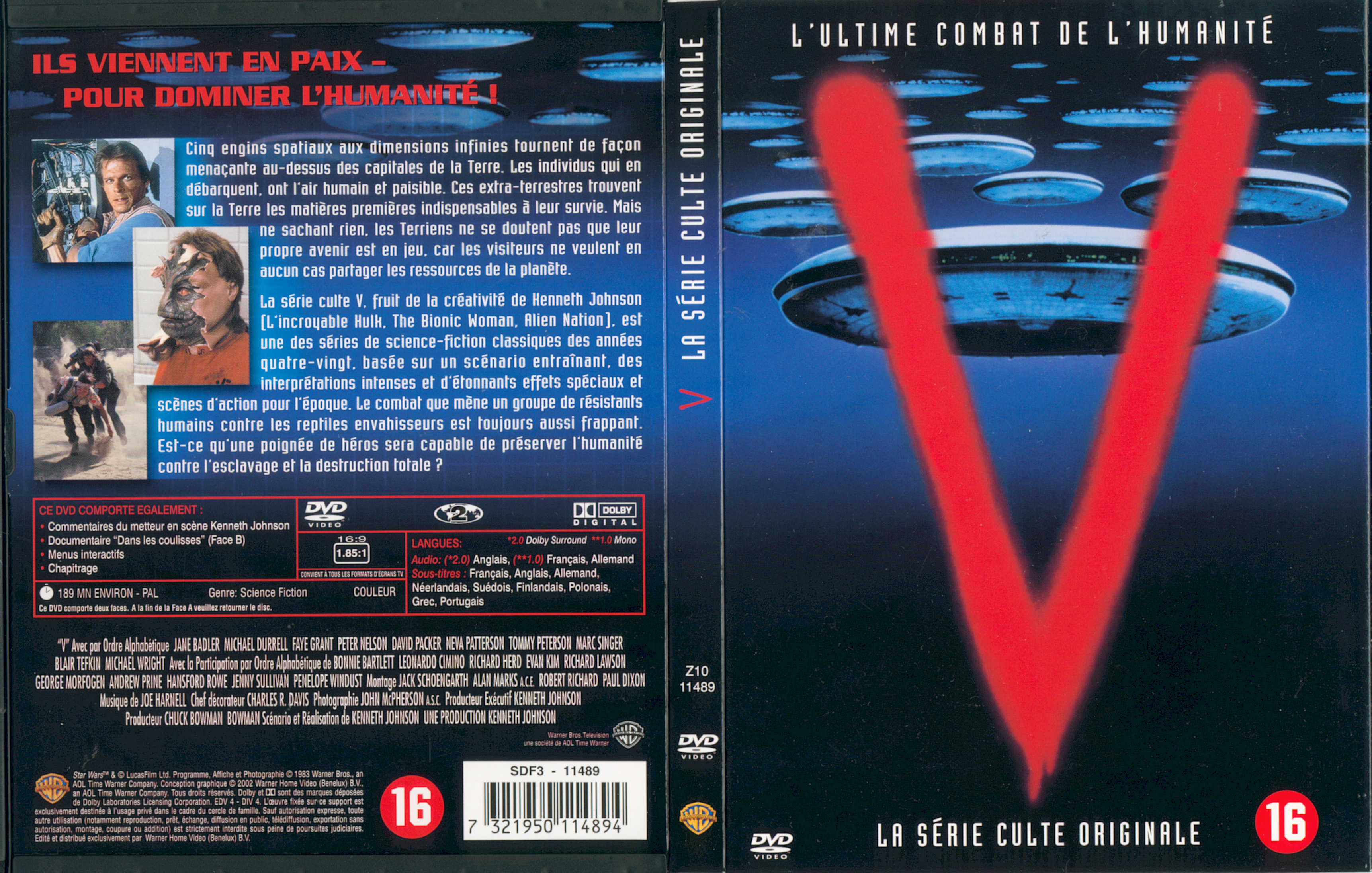 Jaquette DVD V la srie culte