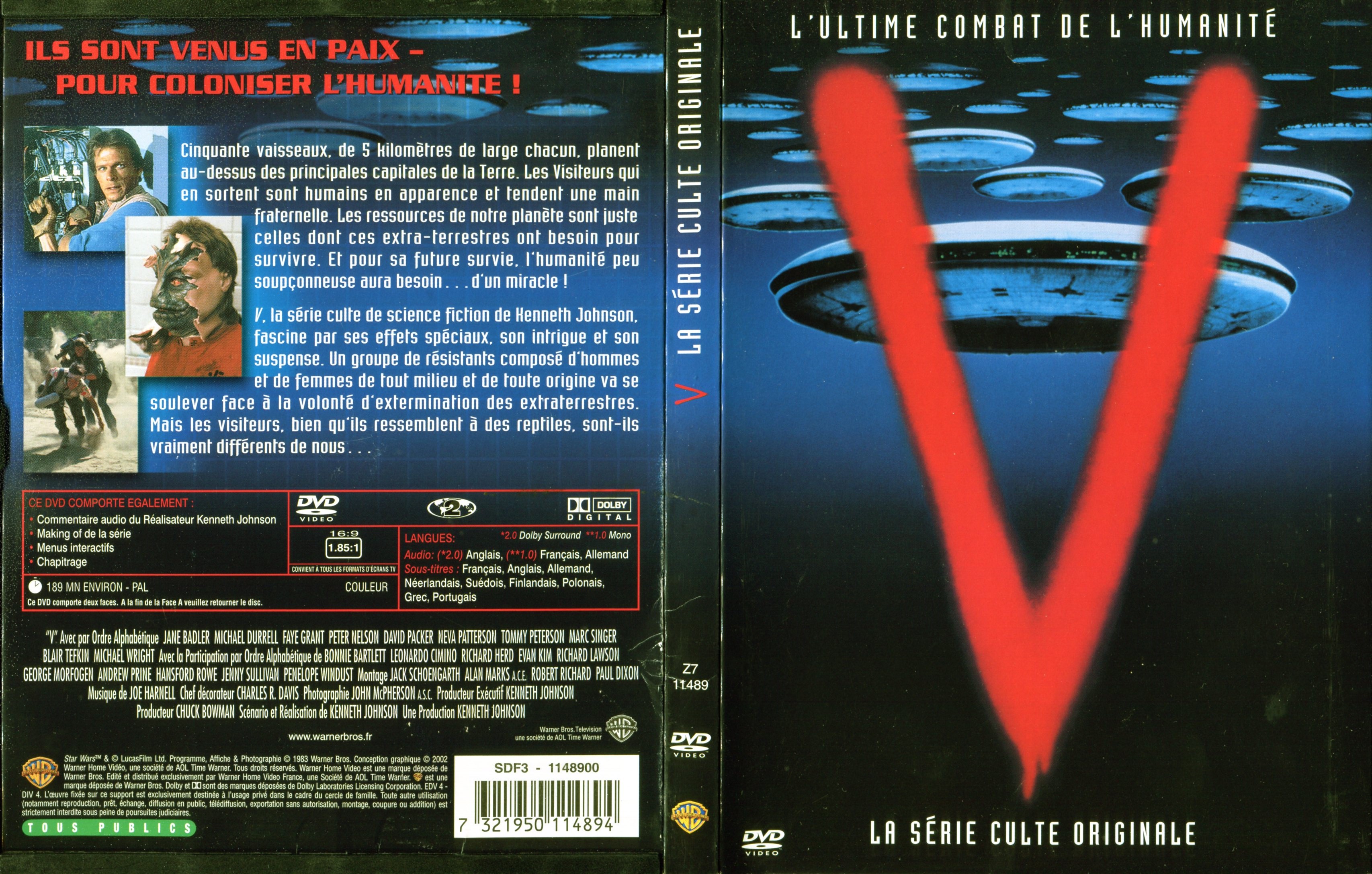 Jaquette DVD V saison 1 (Original)