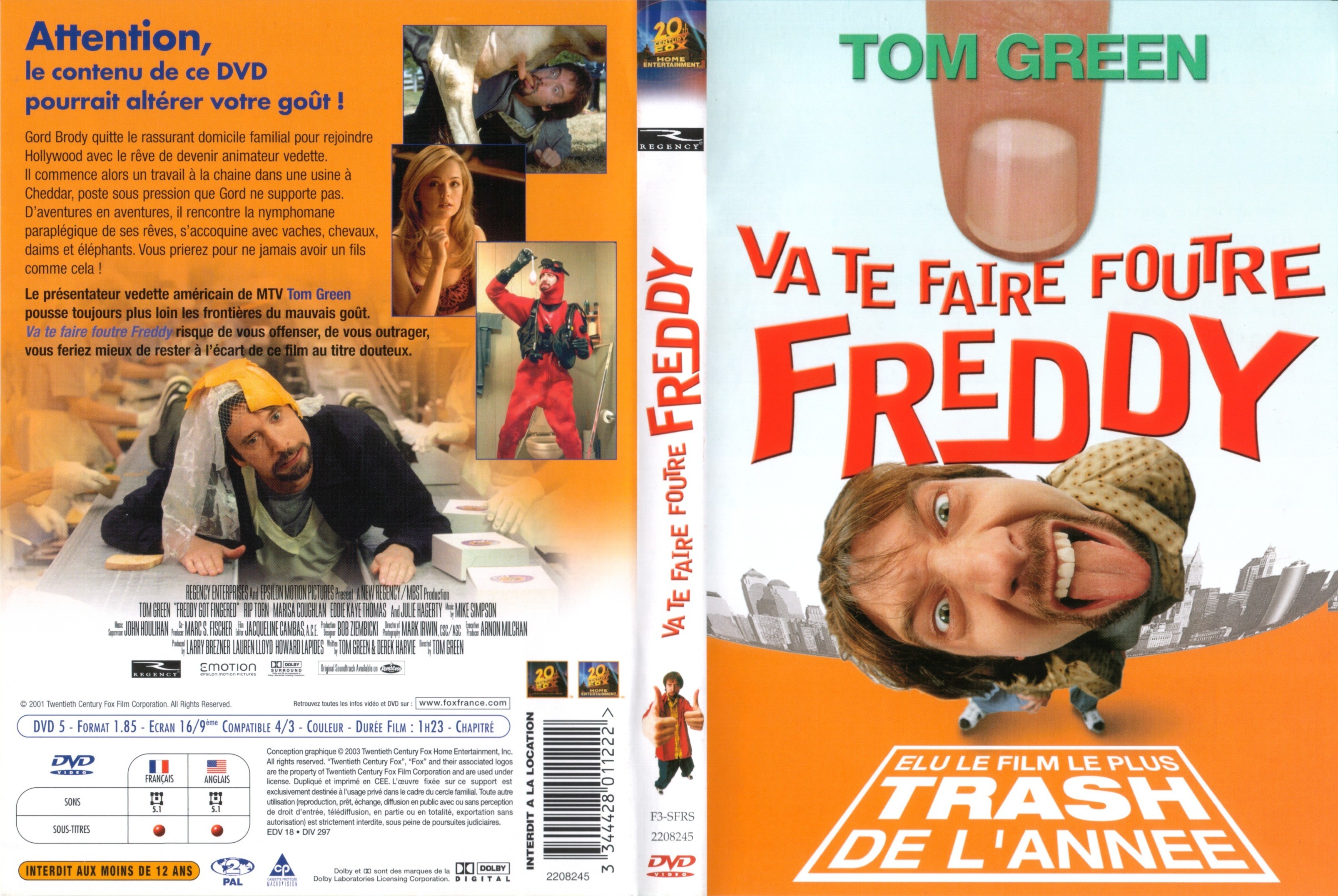 Jaquette DVD Va te faire foutre Freddy